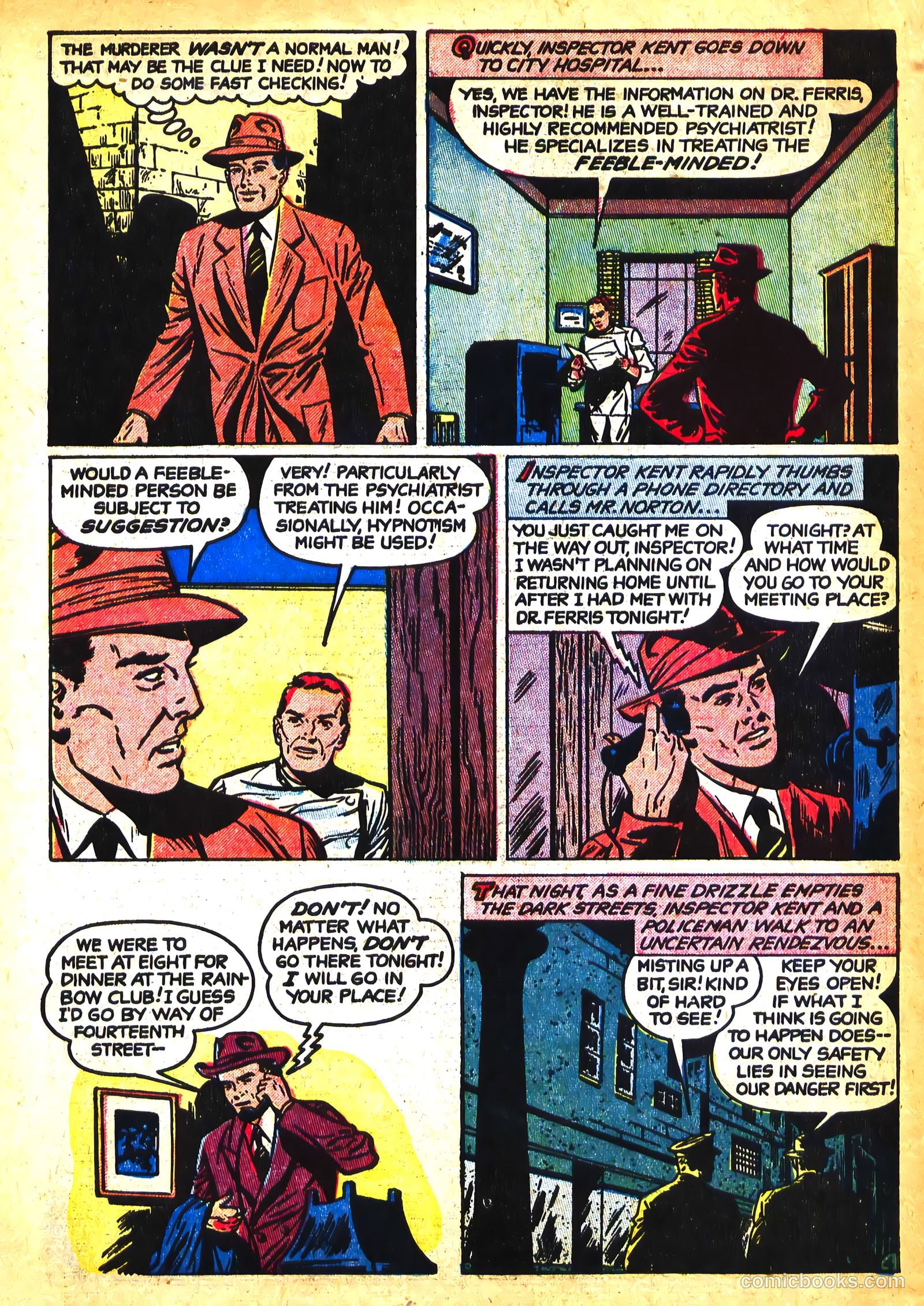 Crime Mysteries #14 (1952) — page 21