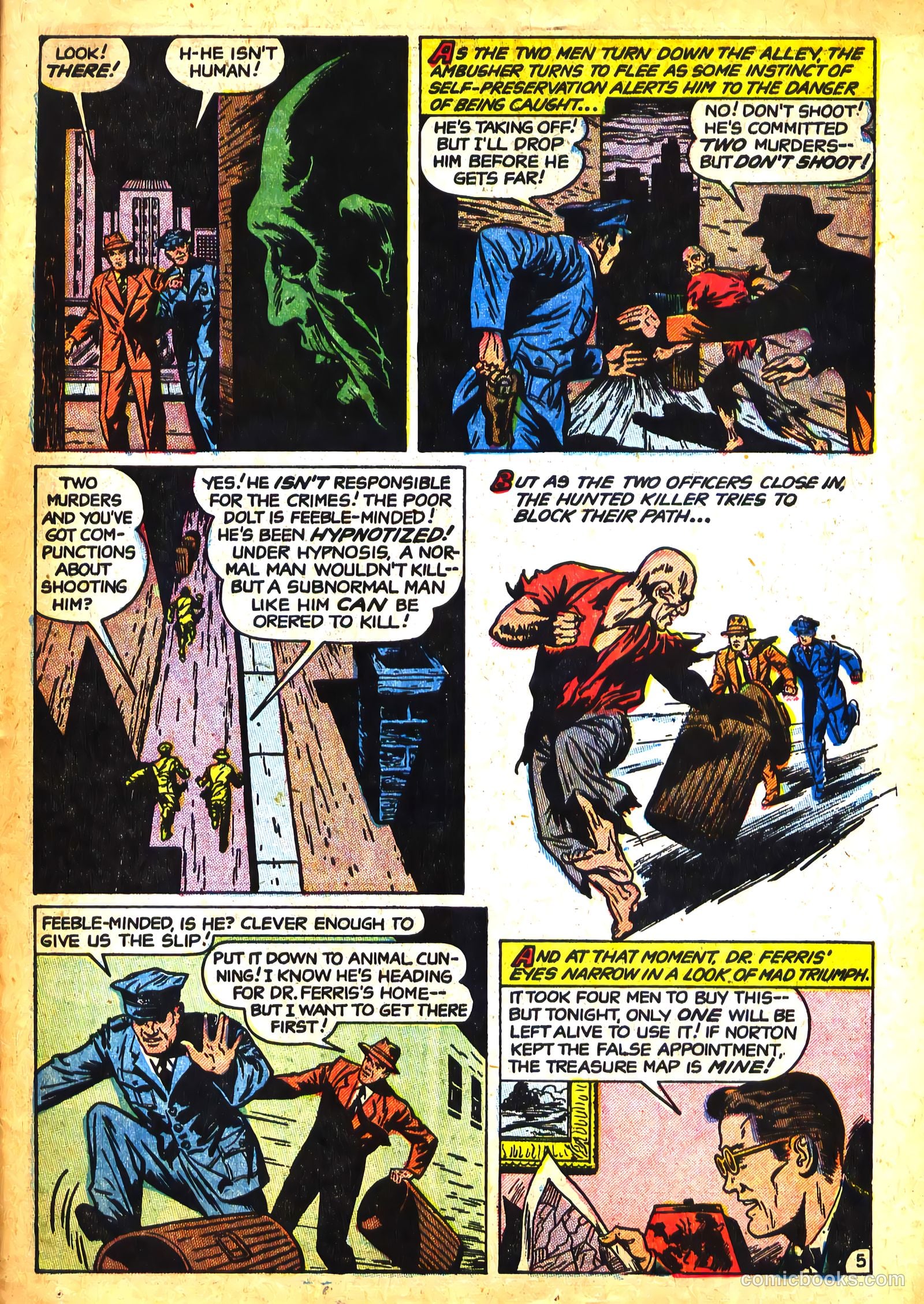 Crime Mysteries #14 (1952) — page 22