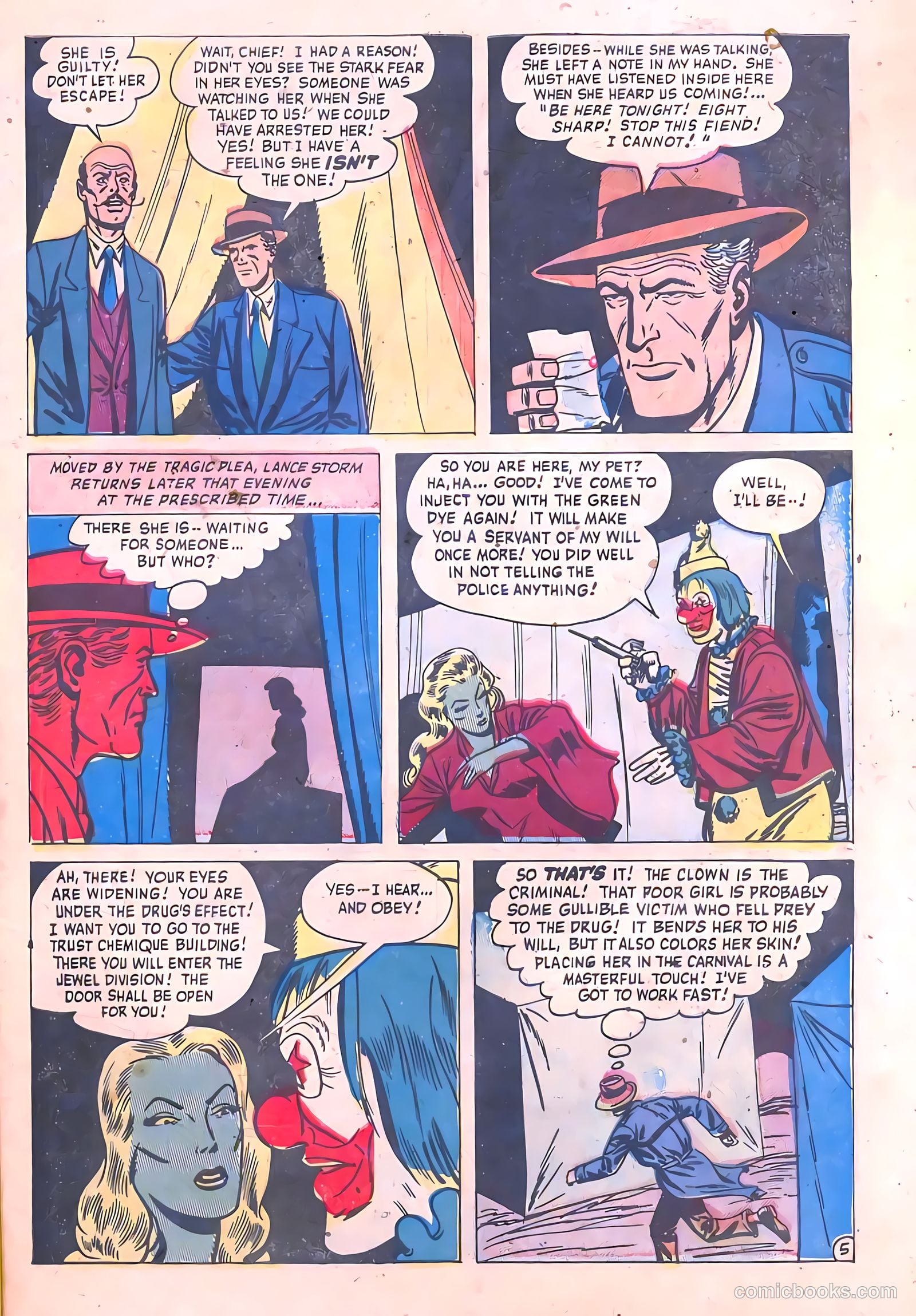 Crime Mysteries #5 (1953) — page 7