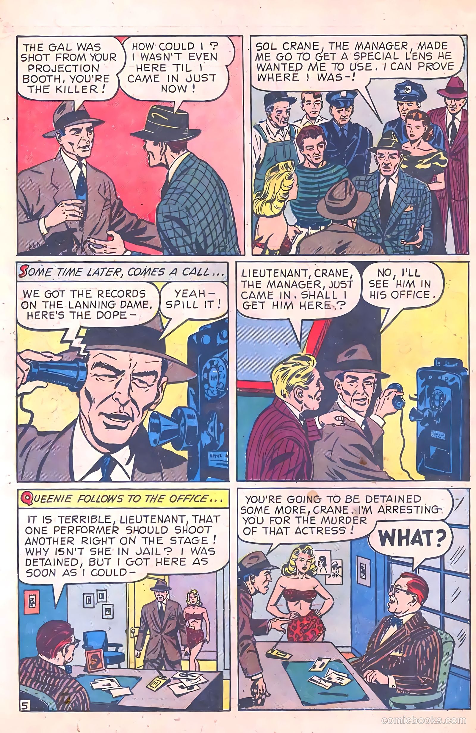 Crime Mysteries #5 (1953) — page 22