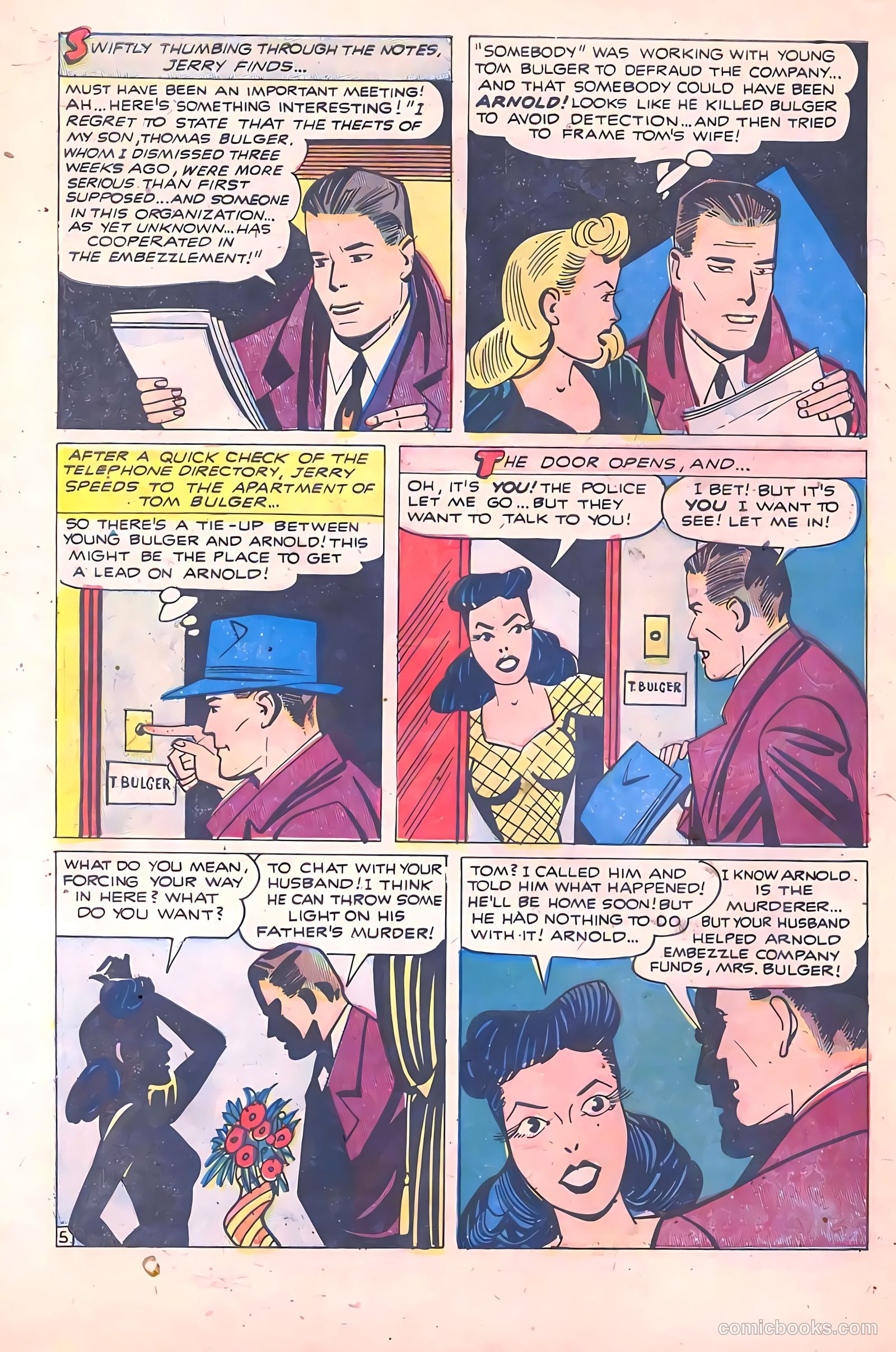 Crime Mysteries #5 (1953) — page 30