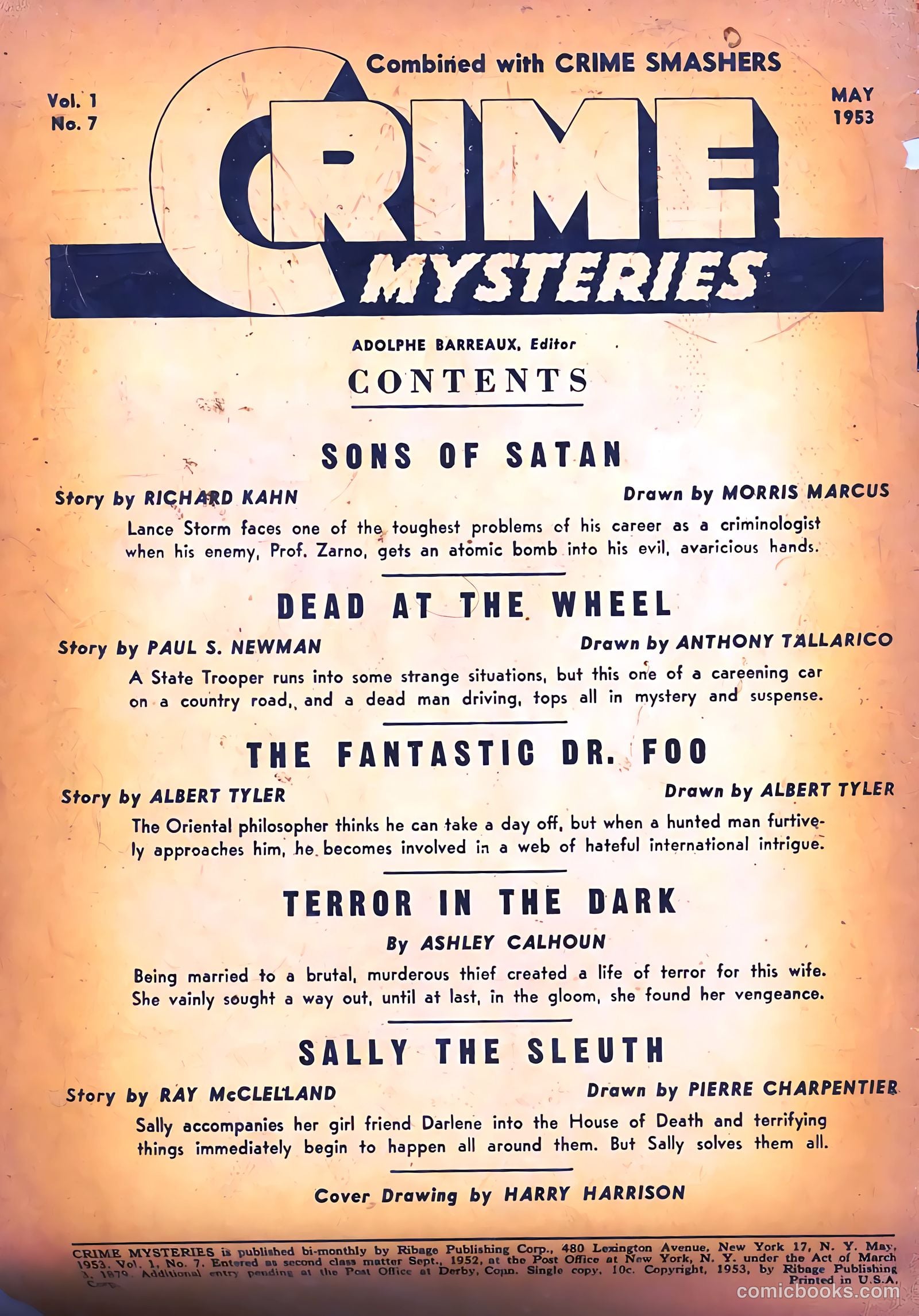 Crime Mysteries #7 (1953) — page 2