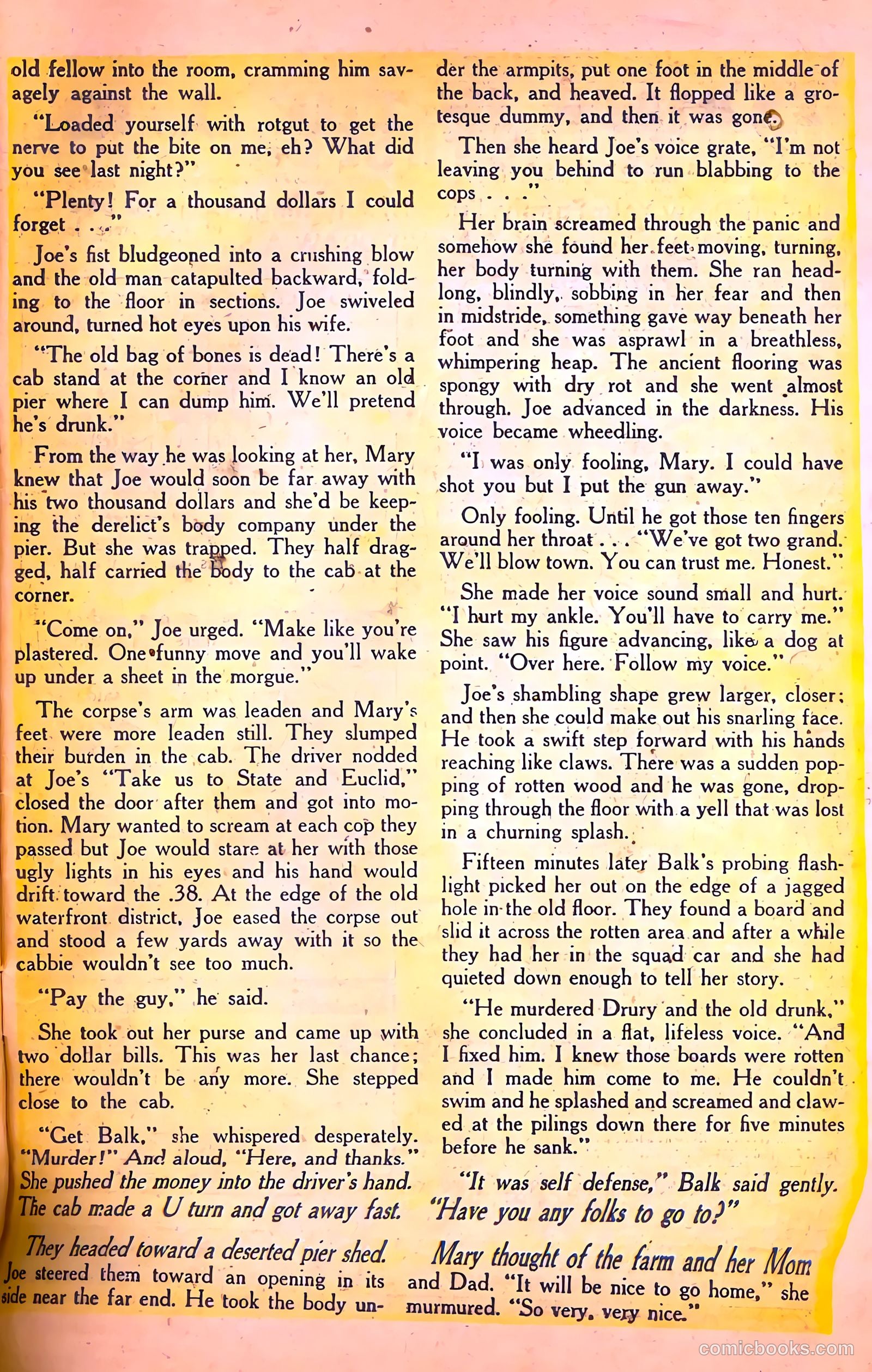 Crime Mysteries #7 (1953) — page 27