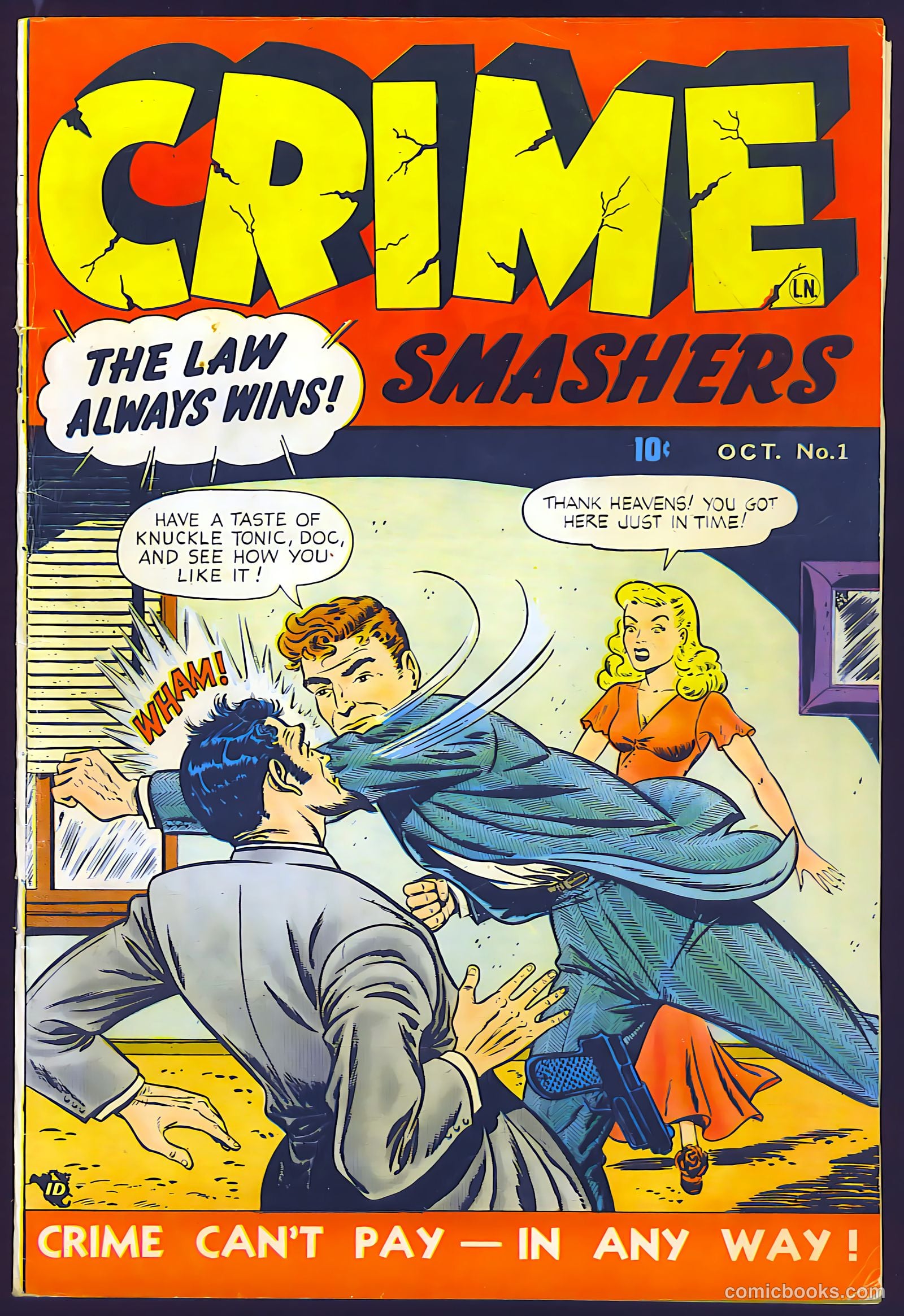 Crime Smashers #1 (1948) — page 1