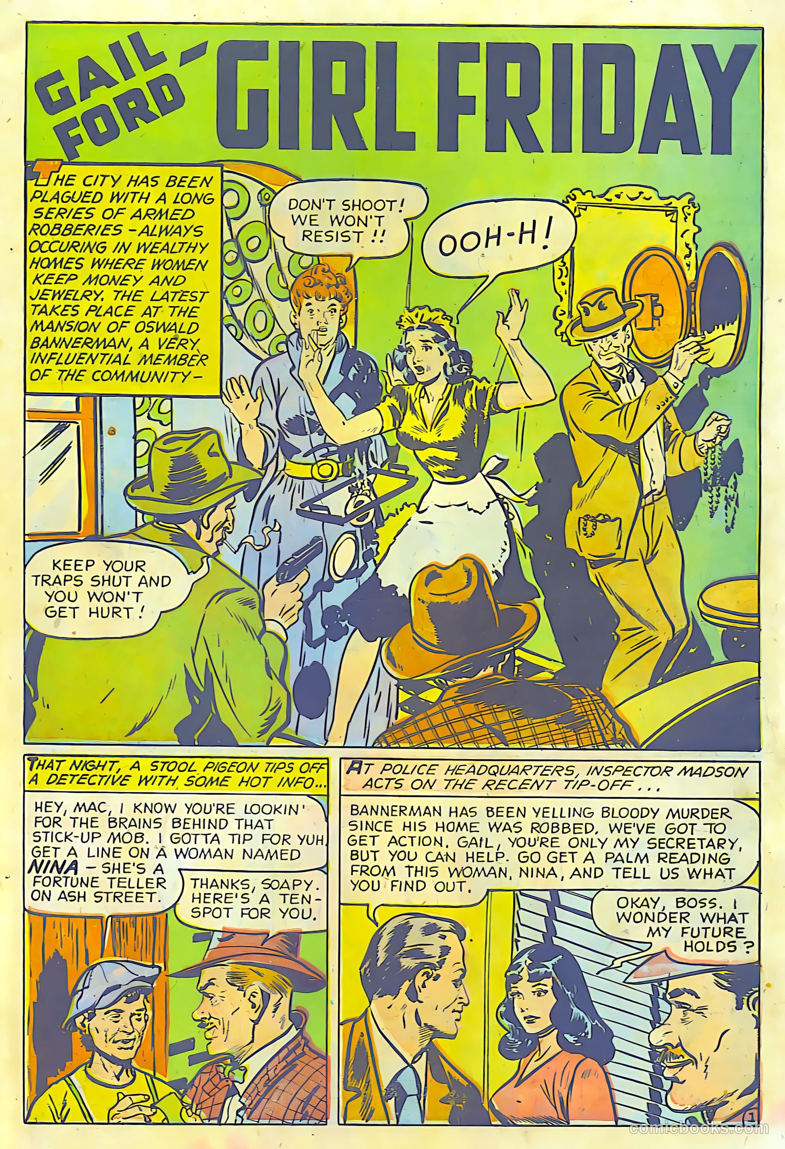 Crime Smashers #12 (1952, Trojan Magazines) — page 2 of 29