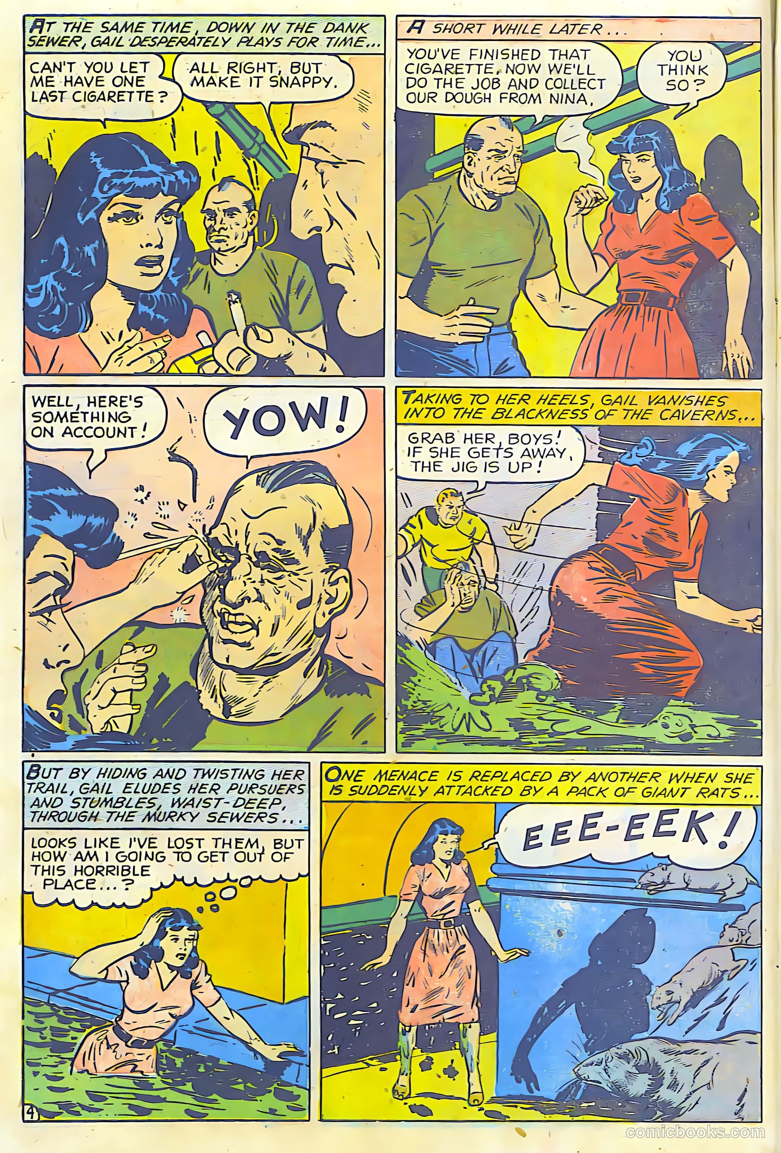 Crime Smashers #12 (1952, Trojan Magazines) — page 5 of 29