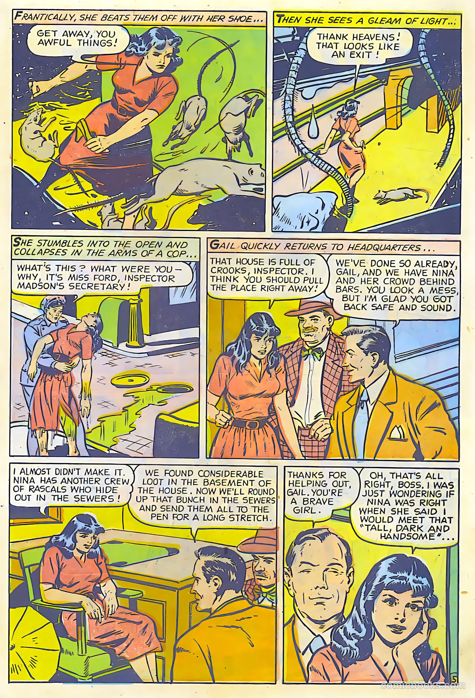 Crime Smashers #12 (1952, Trojan Magazines) — page 6 of 29