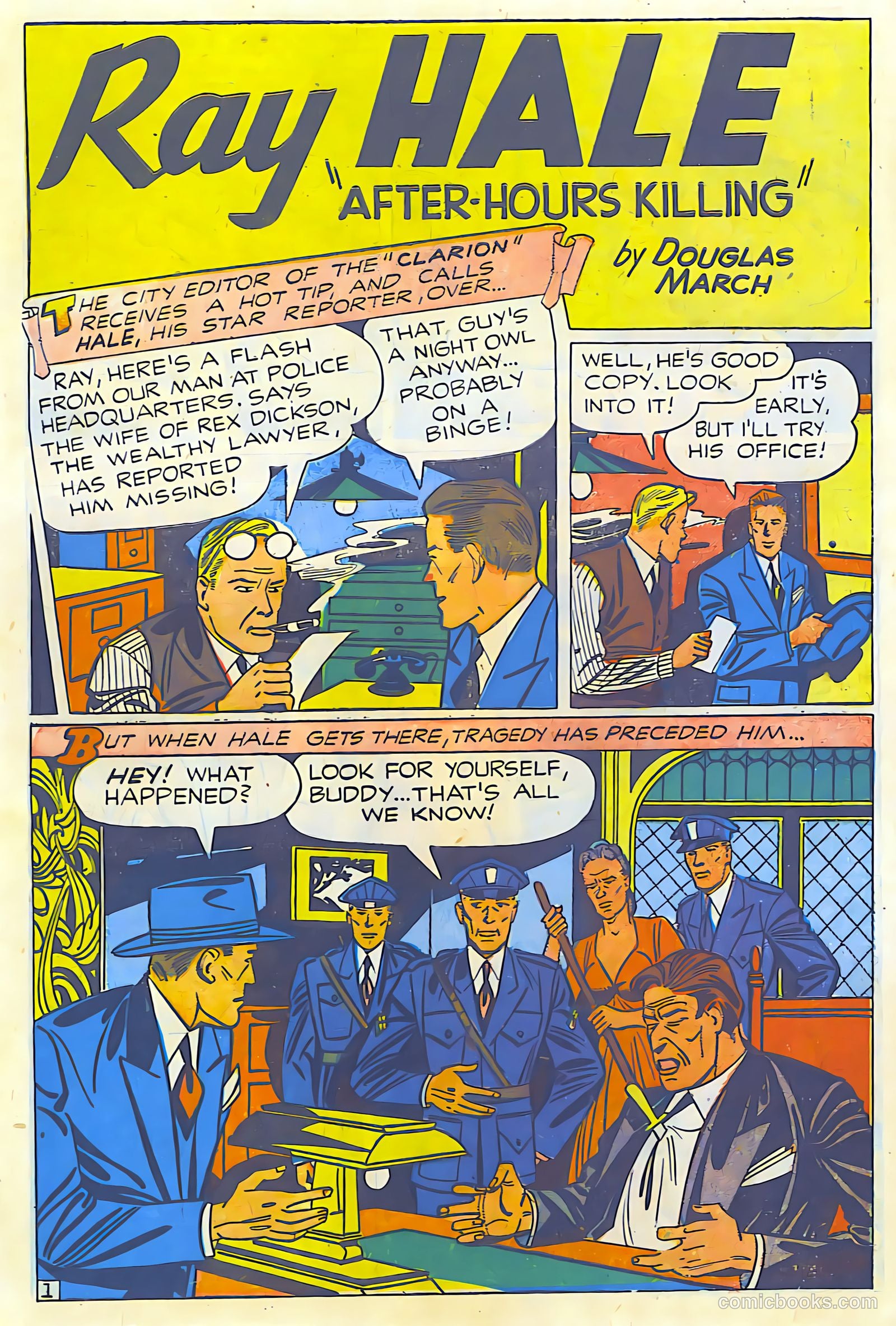 Crime Smashers #12 (1952, Trojan Magazines) — page 7 of 29