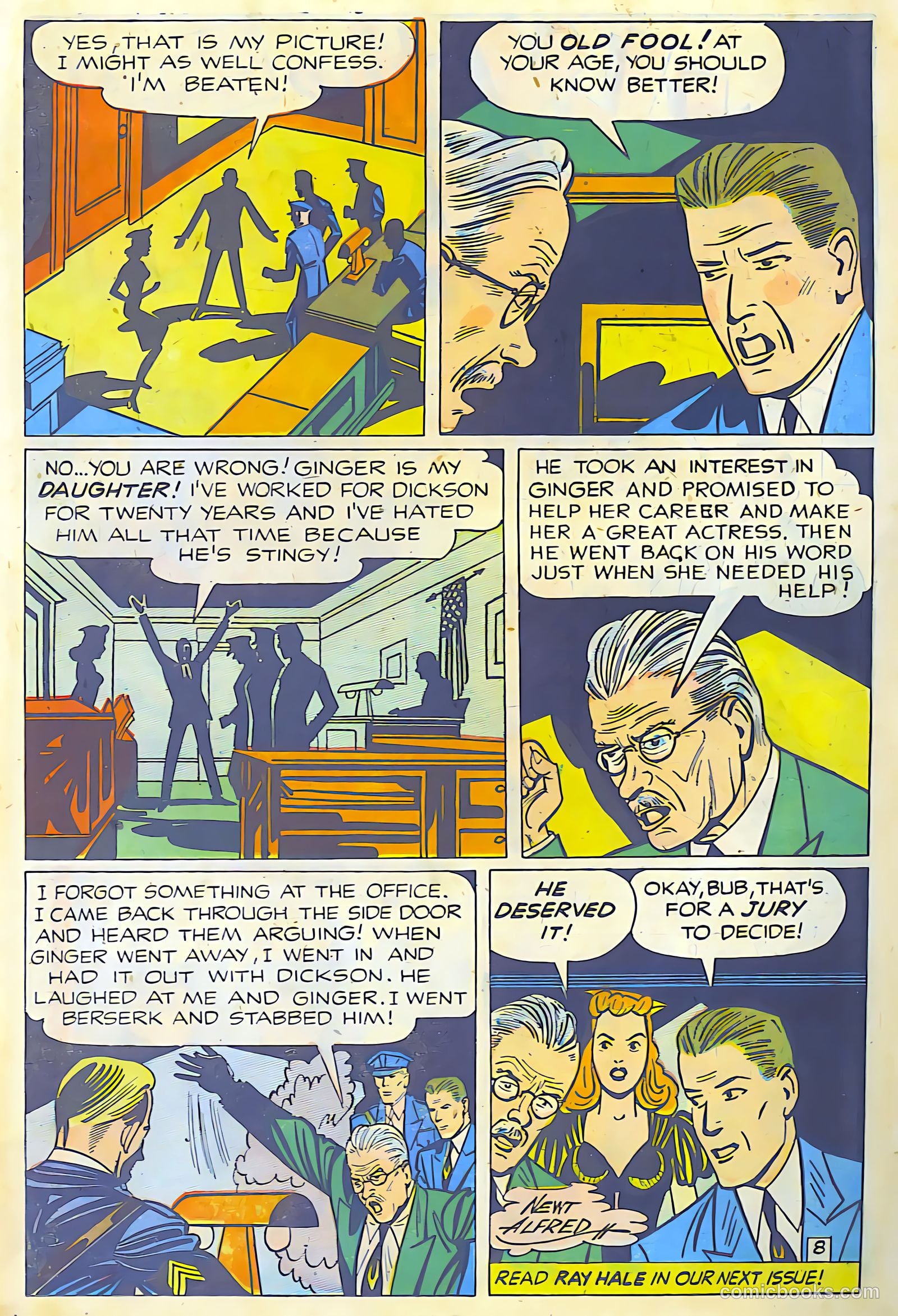 Crime Smashers #12 (1952, Trojan Magazines) — page 14 of 29