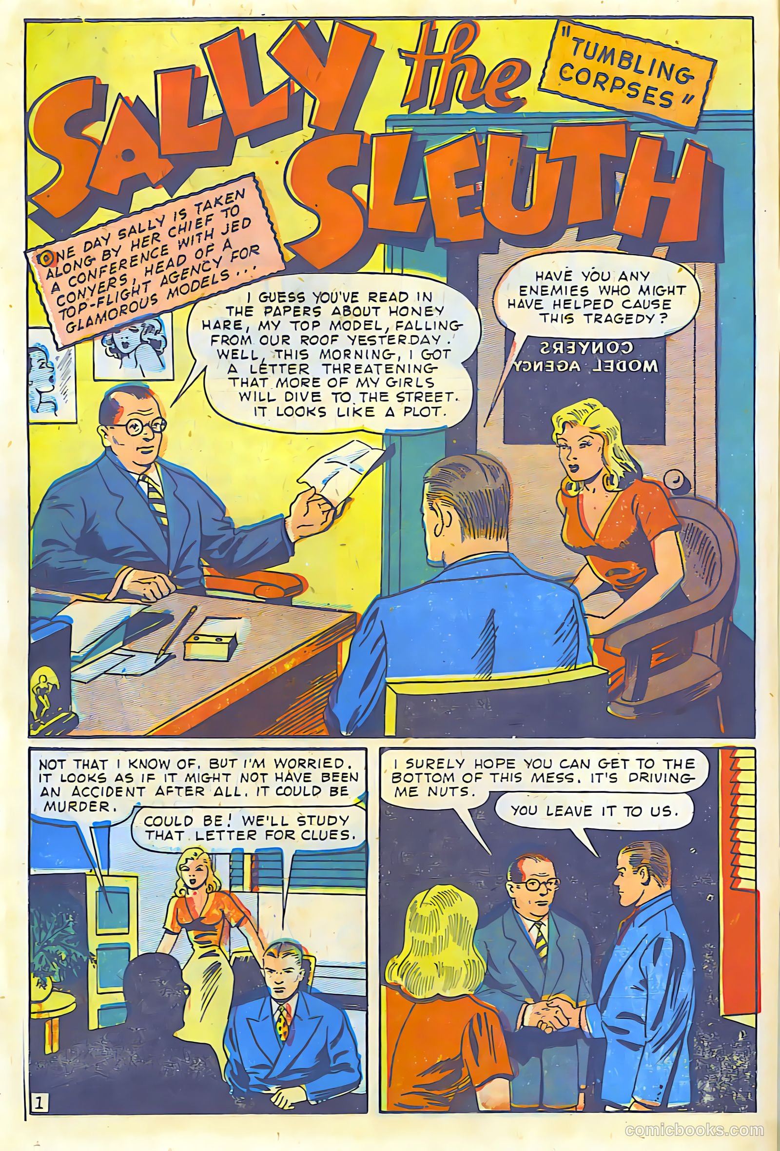 Crime Smashers #12 (1952, Trojan Magazines) — page 15 of 29