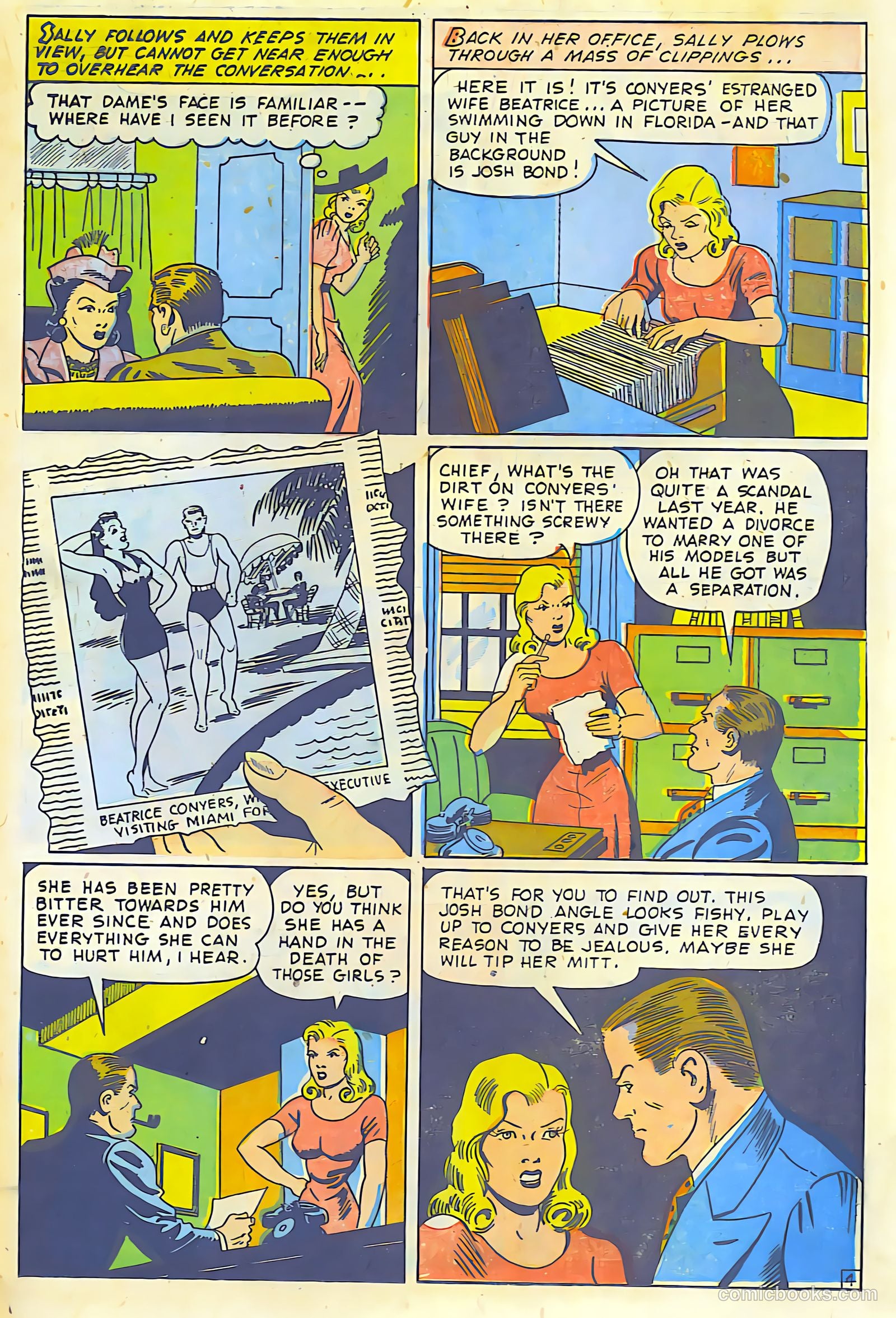 Crime Smashers #12 (1952, Trojan Magazines) — page 18 of 29