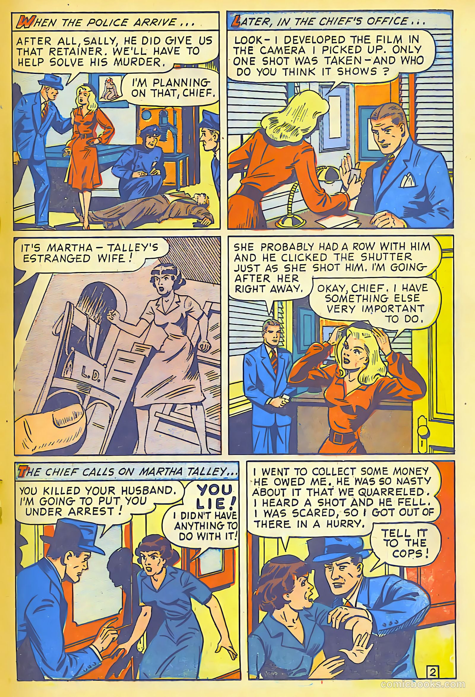 Crime Smashers #13 (1952) — page 16