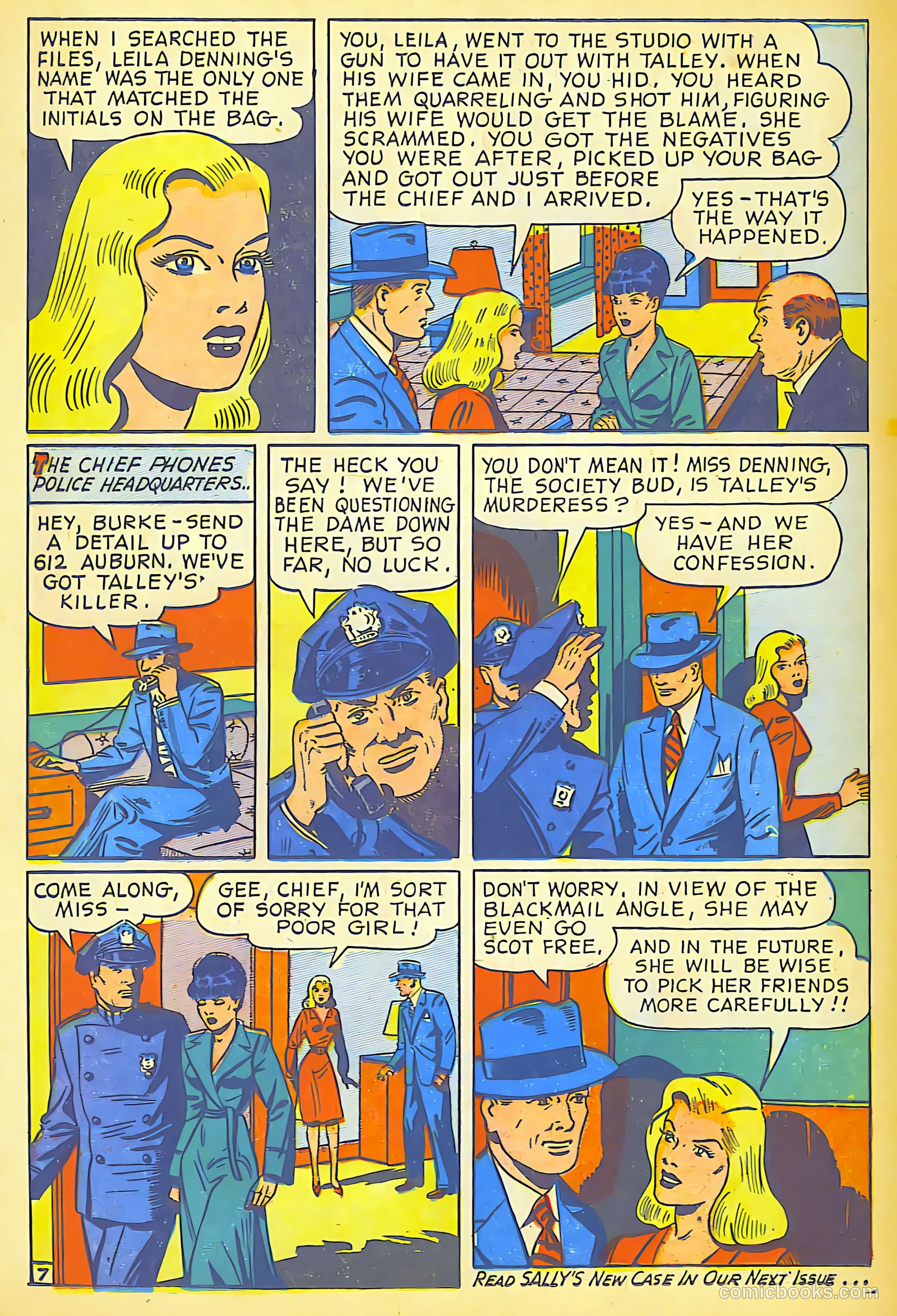 Crime Smashers #13 (1952) — page 21