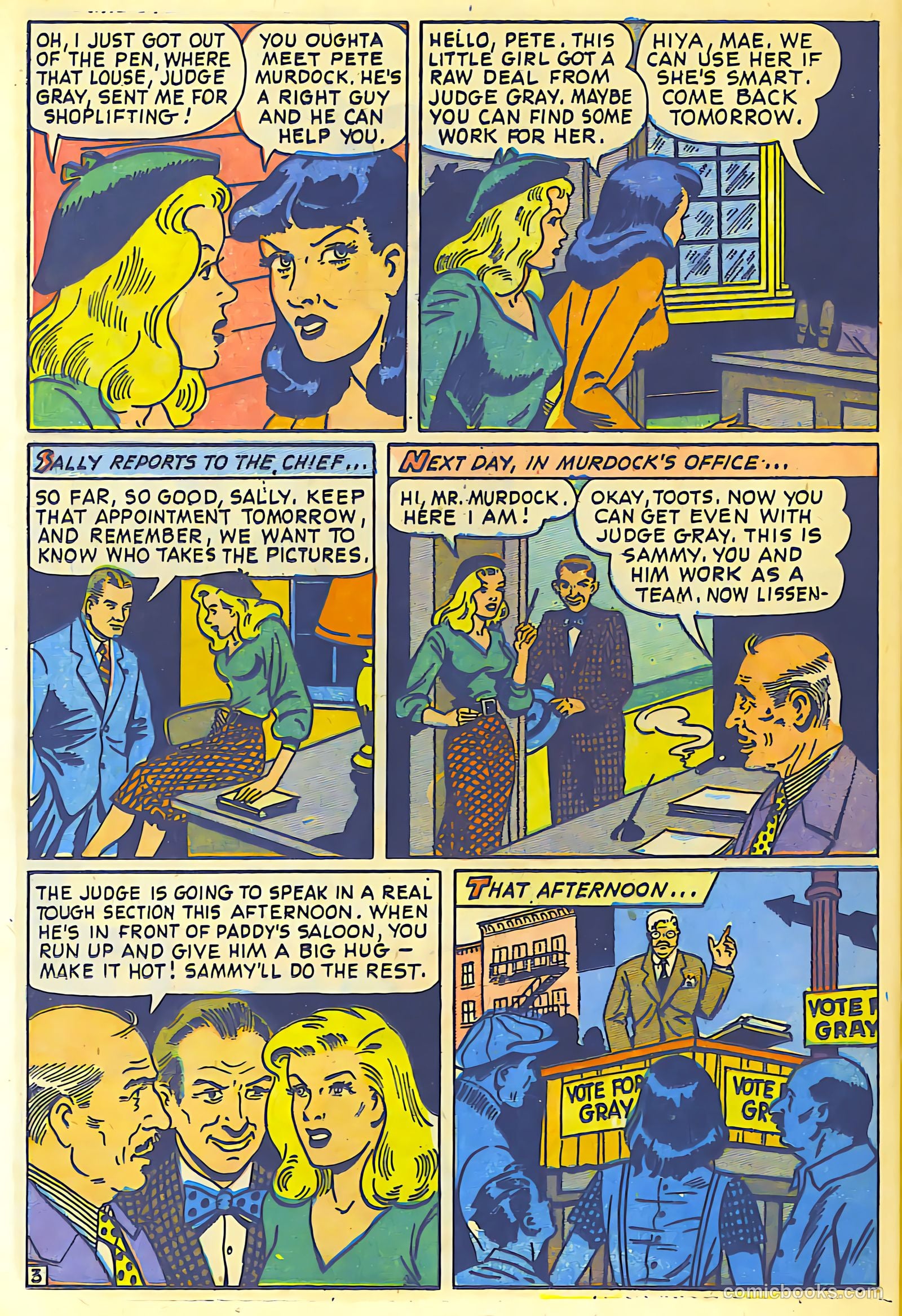 Crime Smashers #3 (1951) — page 19 of 31