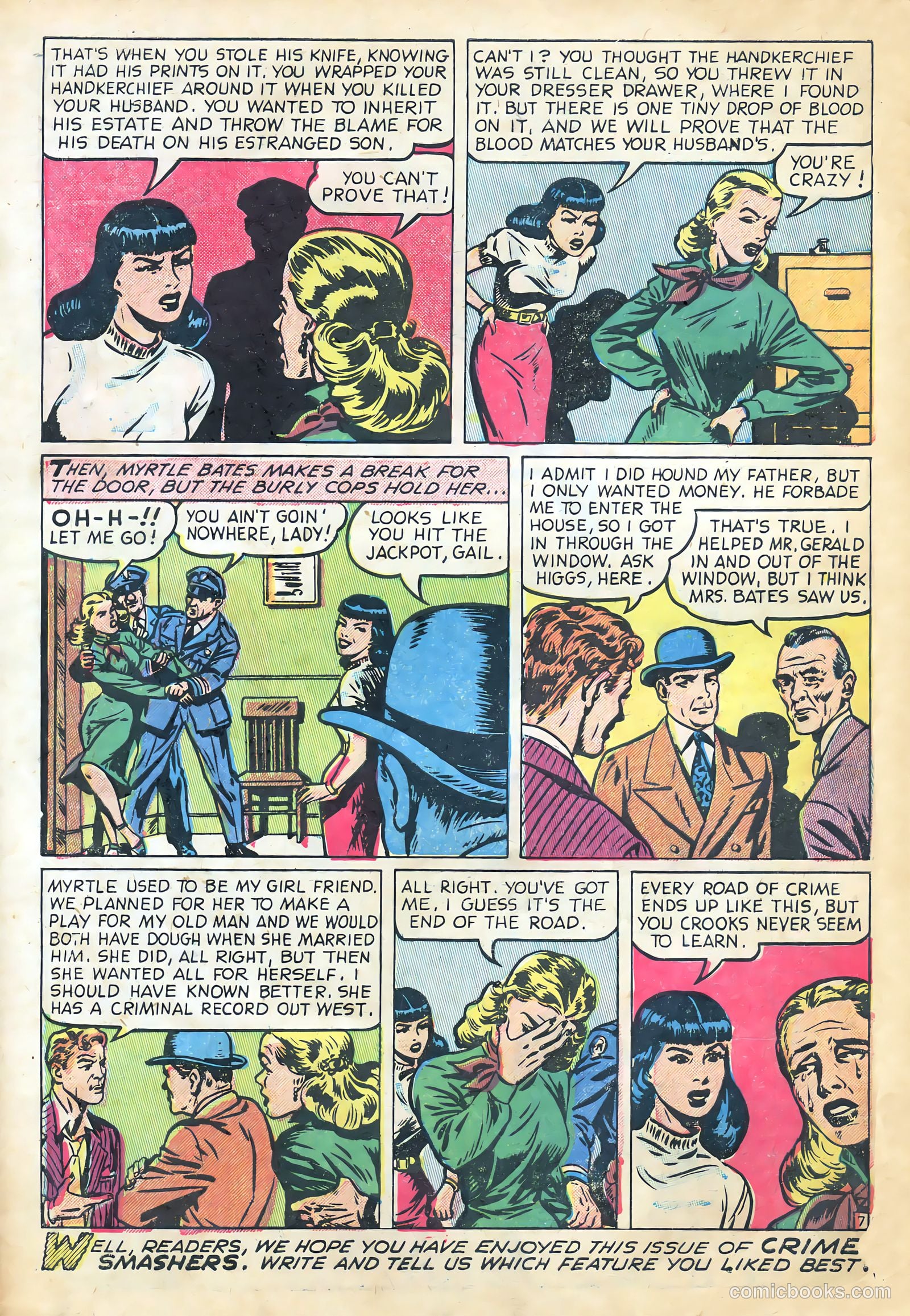 Crime Smashers #4 (1951) — page 34