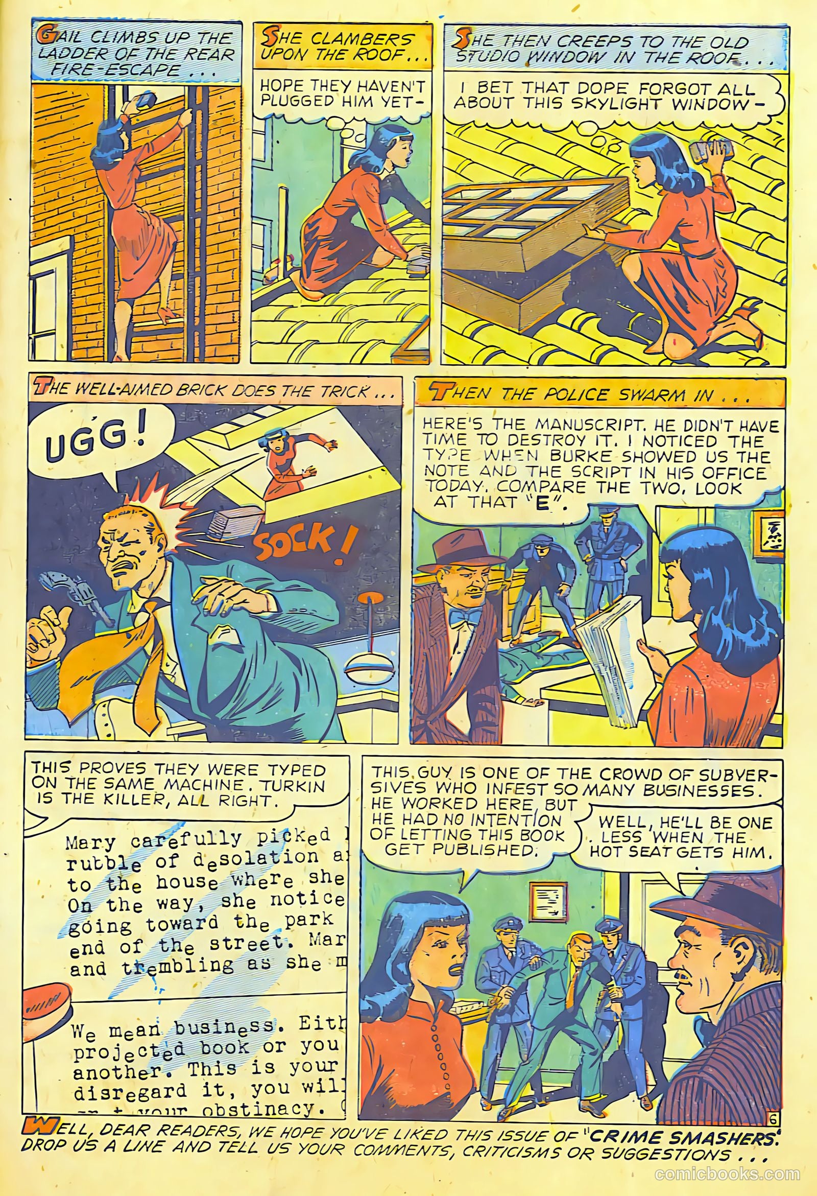 Crime Smashers #6 (1942) — page 30