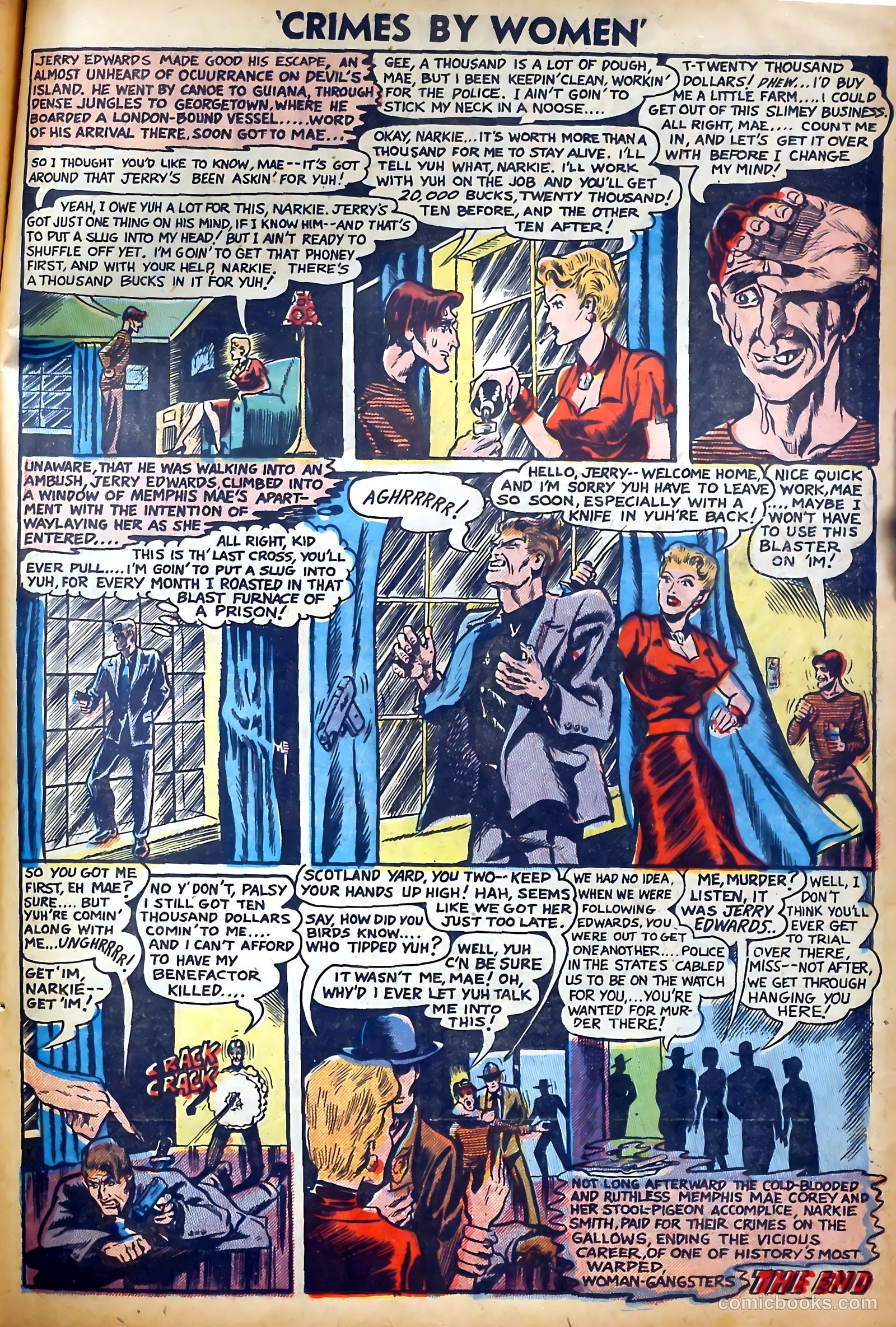 Crimes by Women #6 (1949) — page 11 of 36
