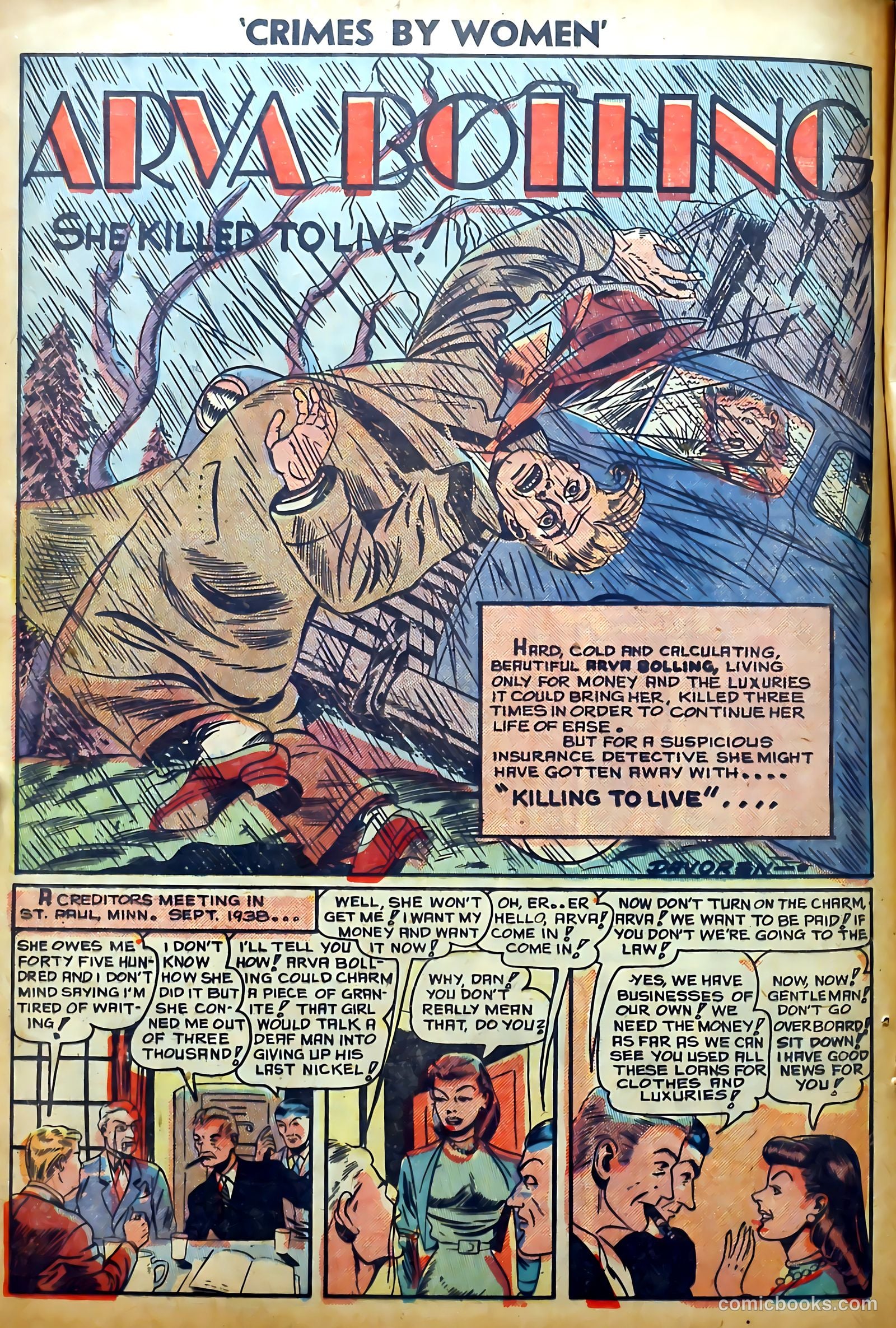Crimes by Women #6 (1949) — page 12 of 36