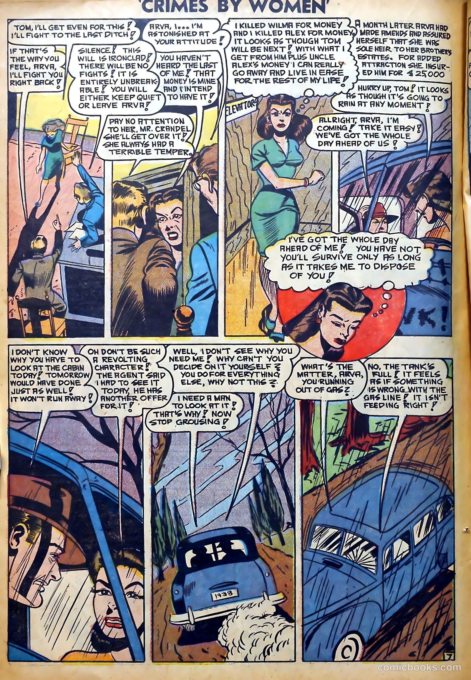 Crimes by Women #6 (1949) — page 18 of 36