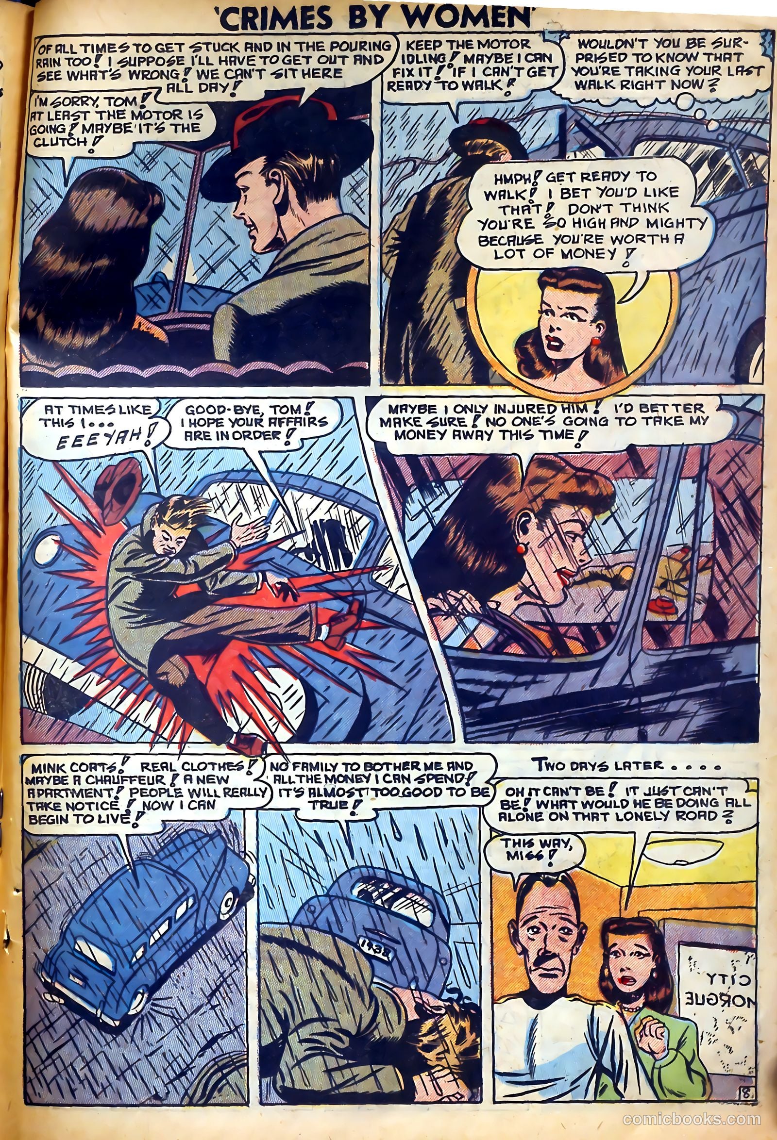 Crimes by Women #6 (1949) — page 19 of 36