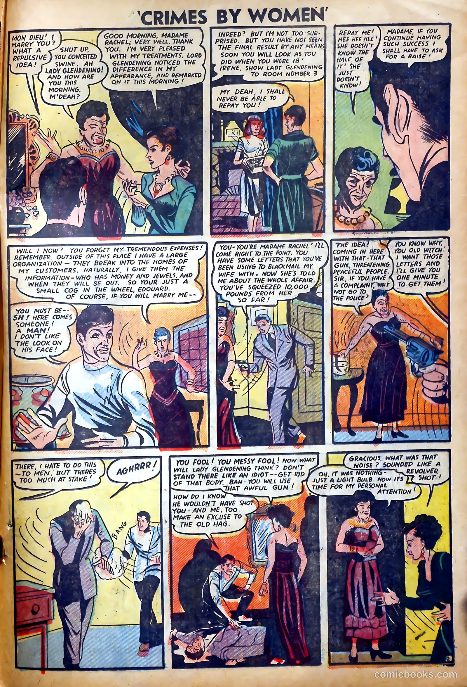 Crimes by Women #6 (1949) — page 25 of 36