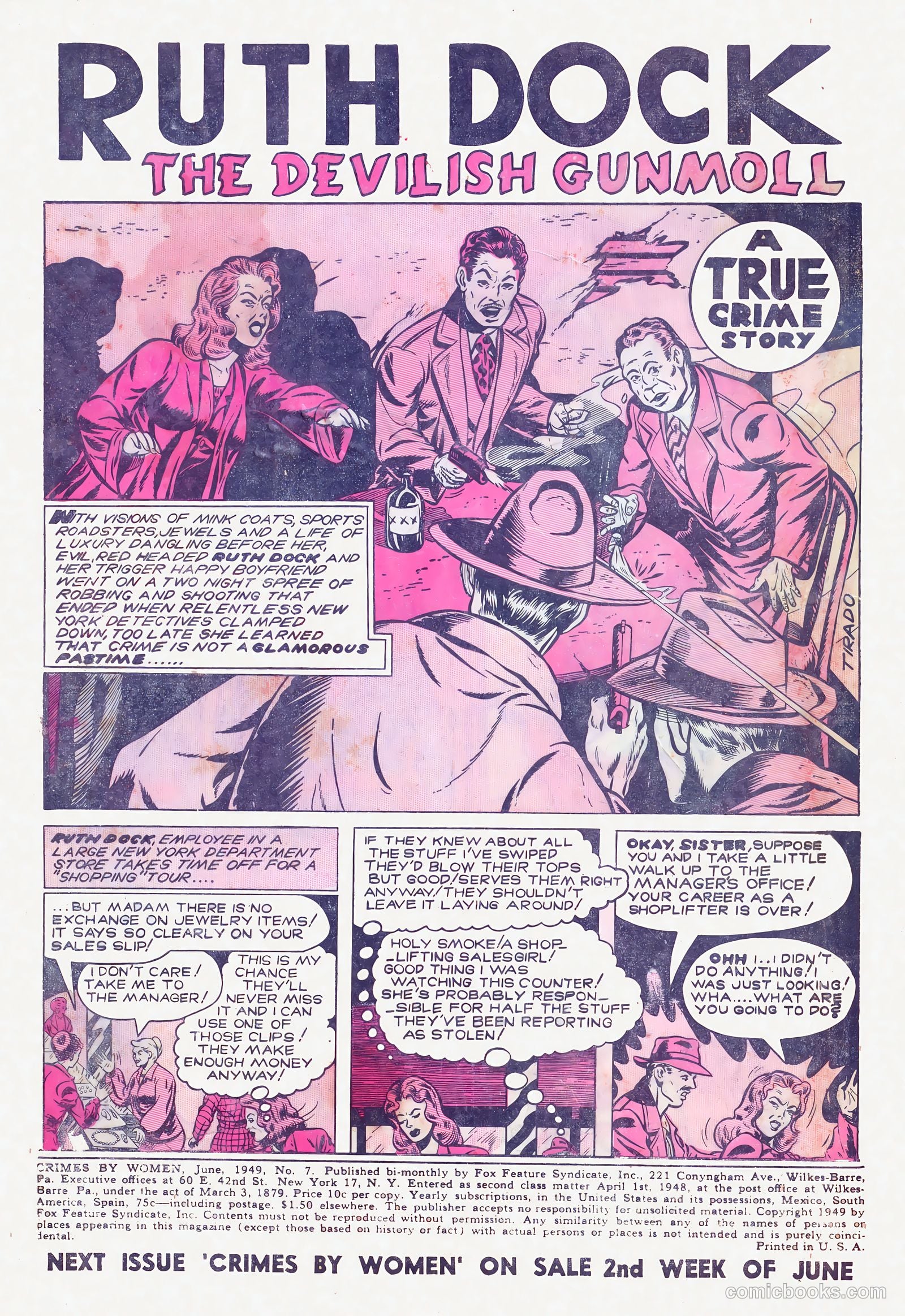 Crimes by Women #7 (1949) — page 2 of 36