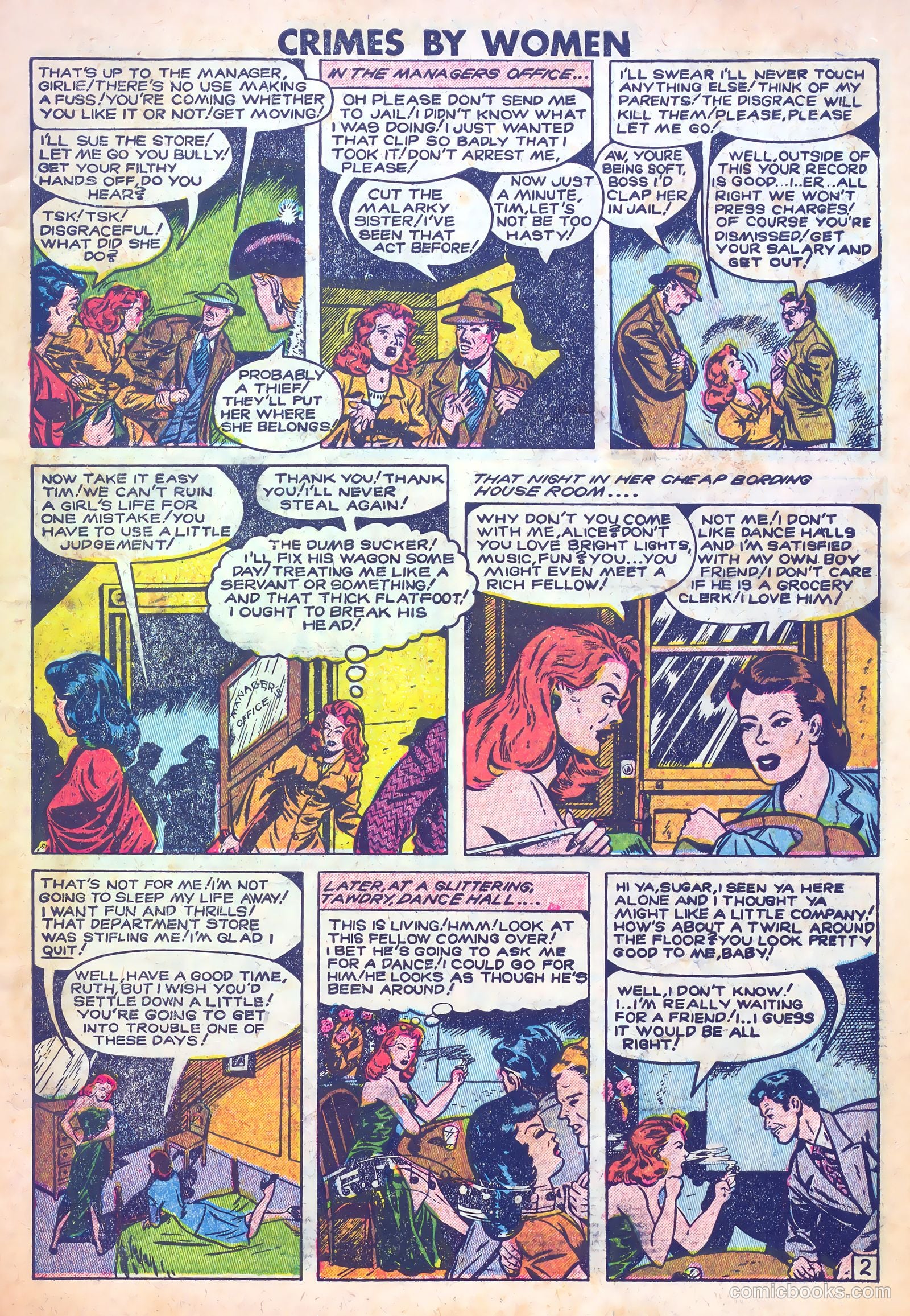 Crimes by Women #7 (1949) — page 3 of 36