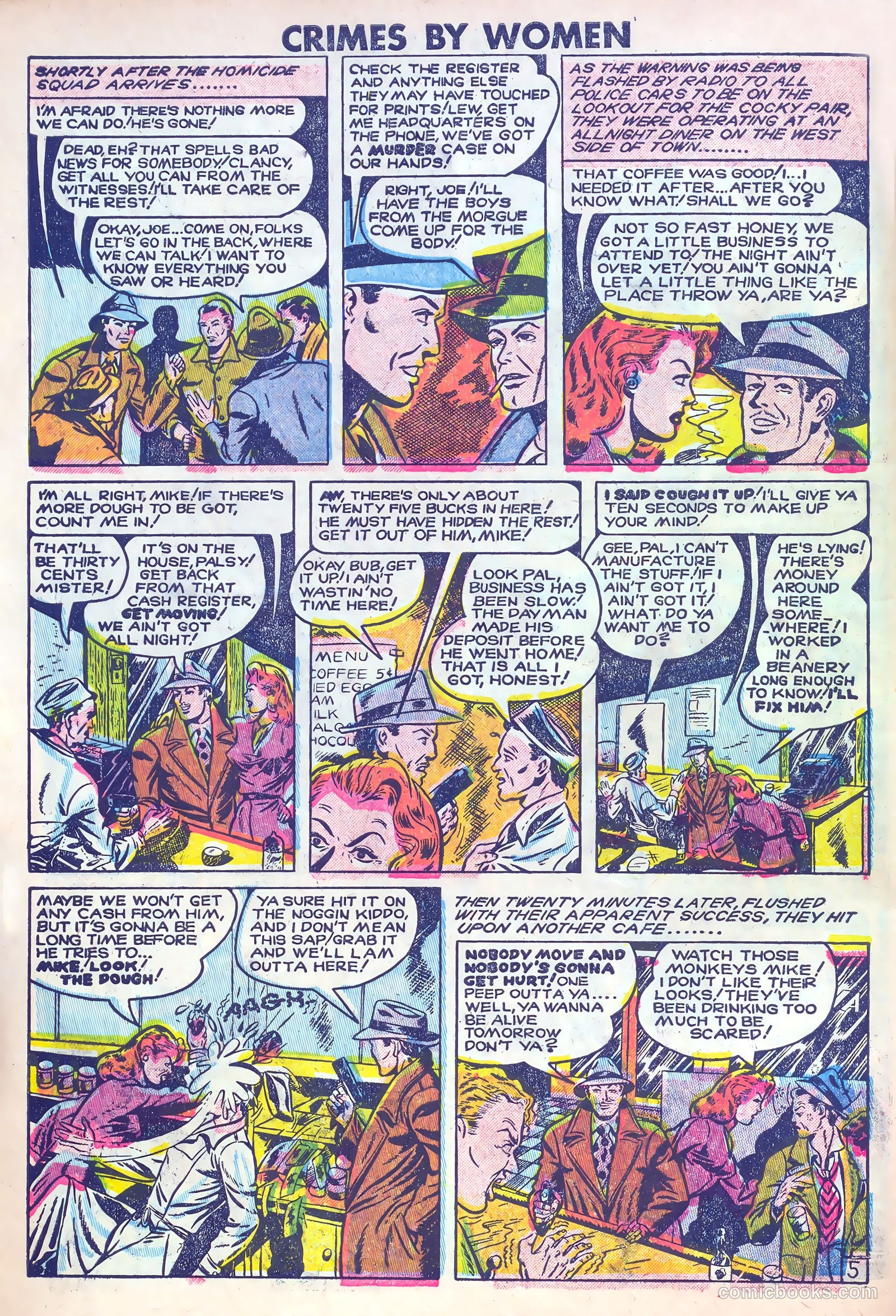 Crimes by Women #7 (1949) — page 6 of 36