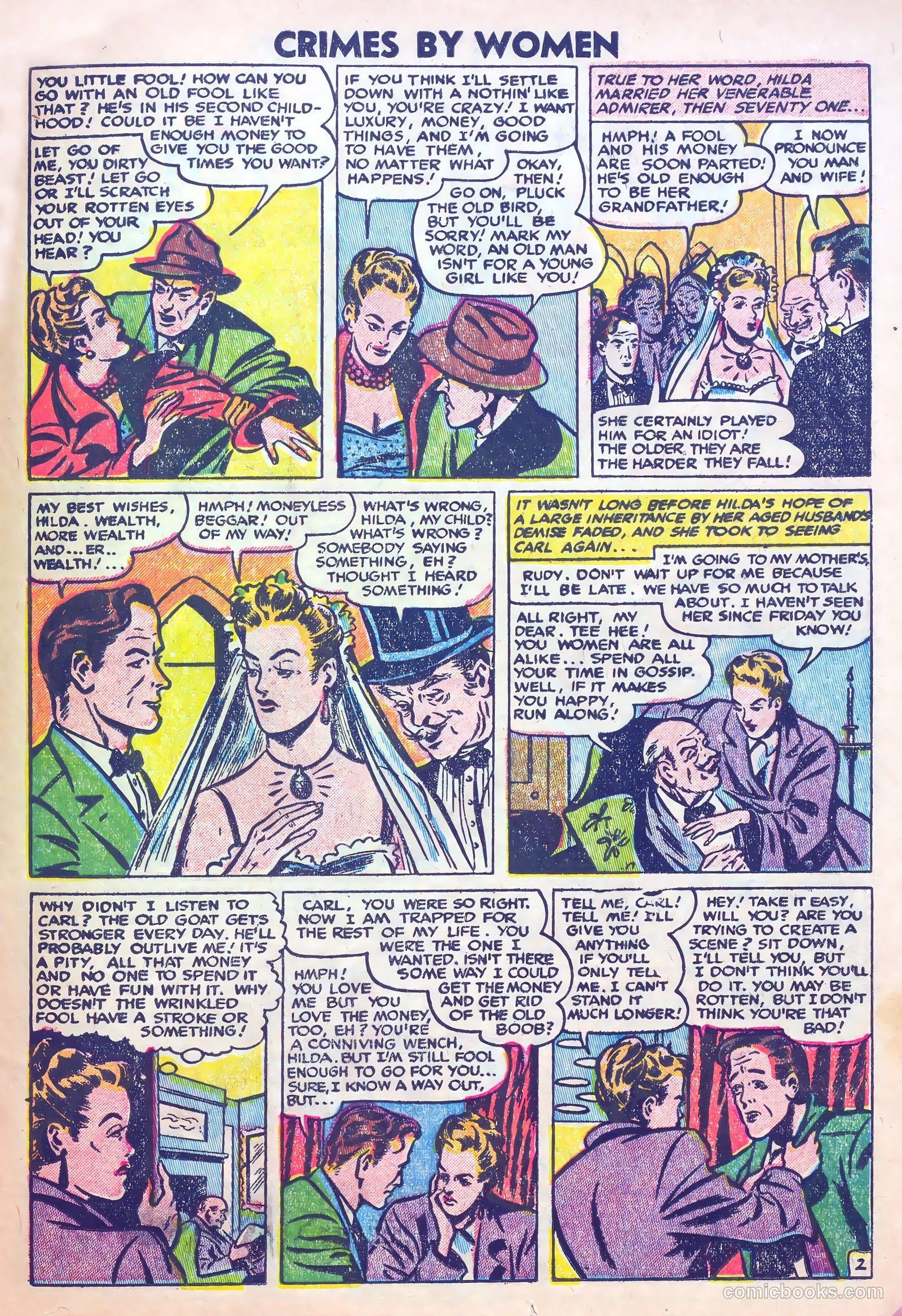 Crimes by Women #7 (1949) — page 25 of 36