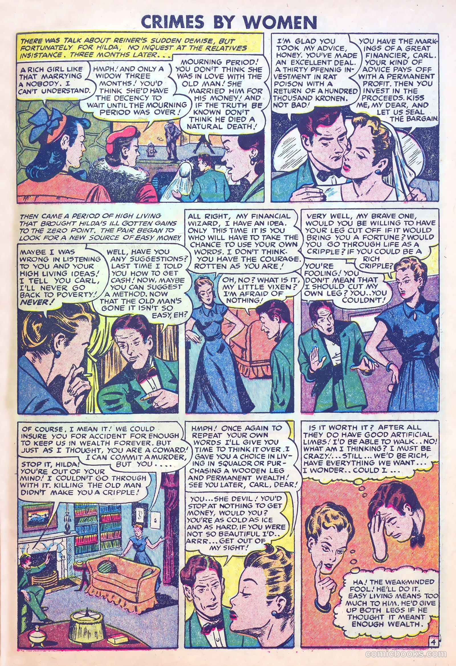 Crimes by Women #7 (1949) — page 27 of 36