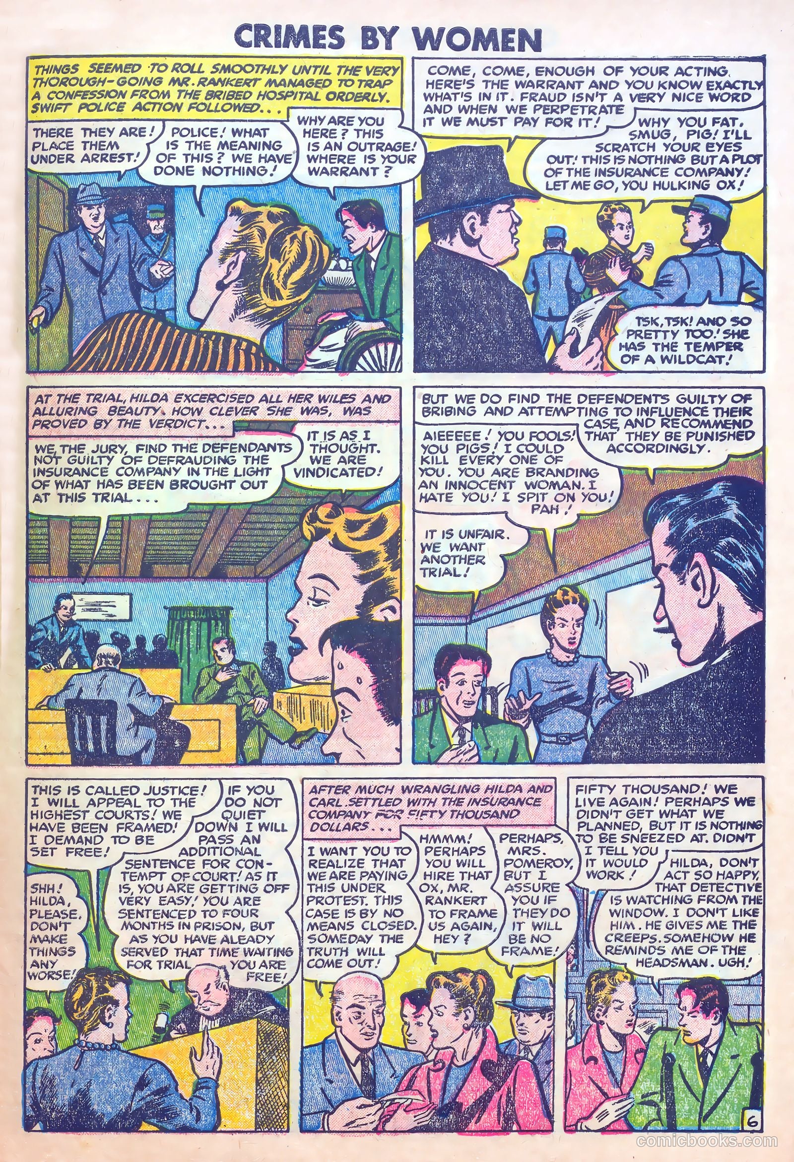 Crimes by Women #7 (1949) — page 29 of 36