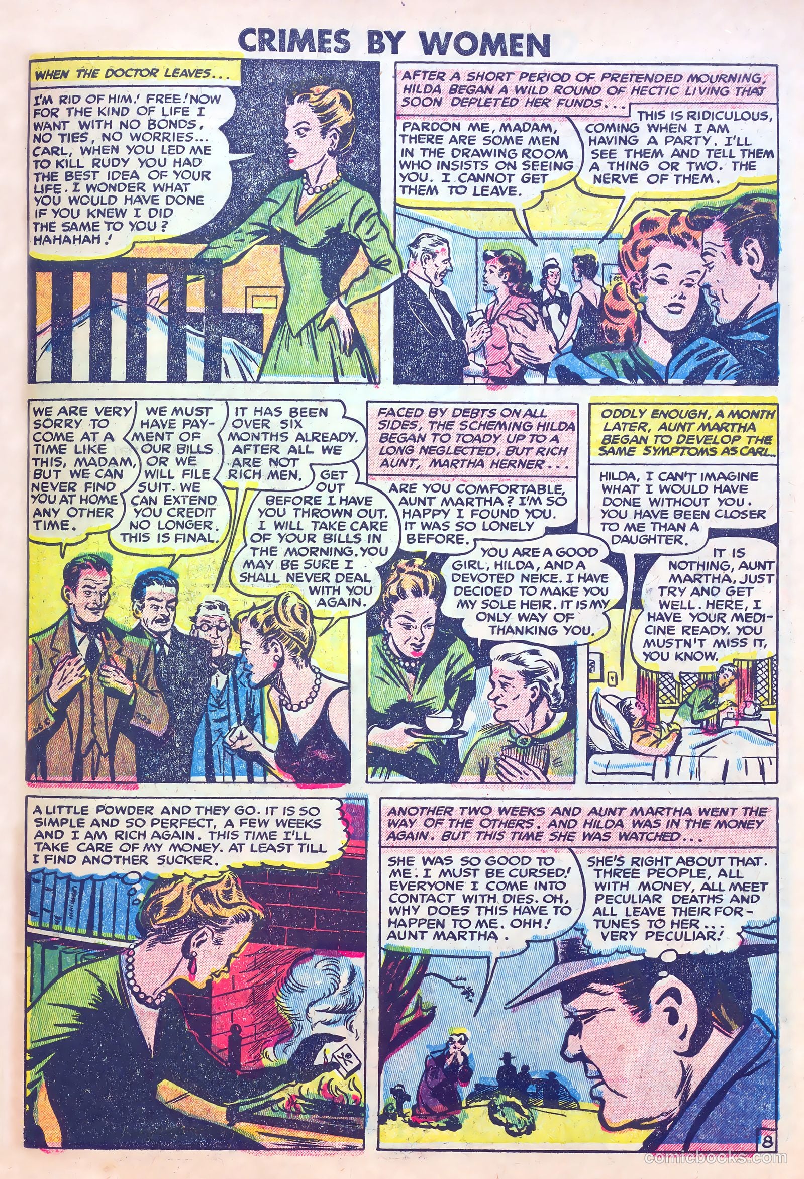 Crimes by Women #7 (1949) — page 31 of 36