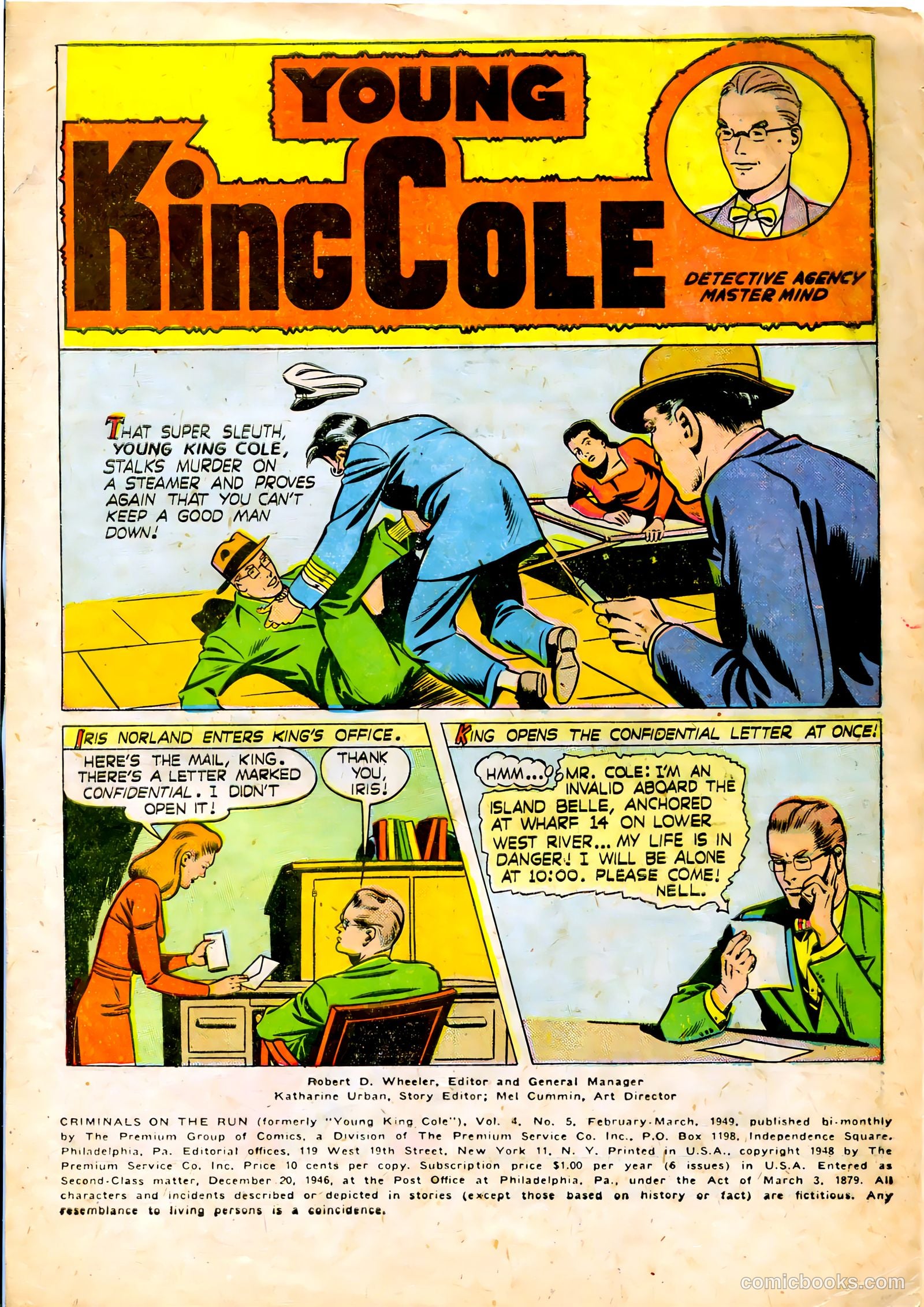 Criminals on the Run #5 (1949) — page 3 of 36