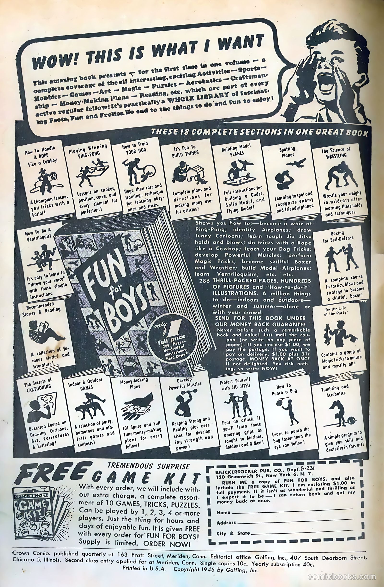 Crown Comics #1 (1945) — page 2