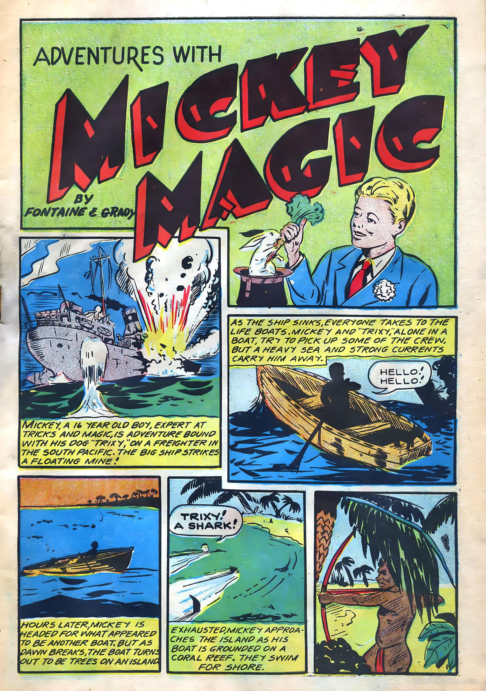 Crown Comics #3 (1945) — page 3