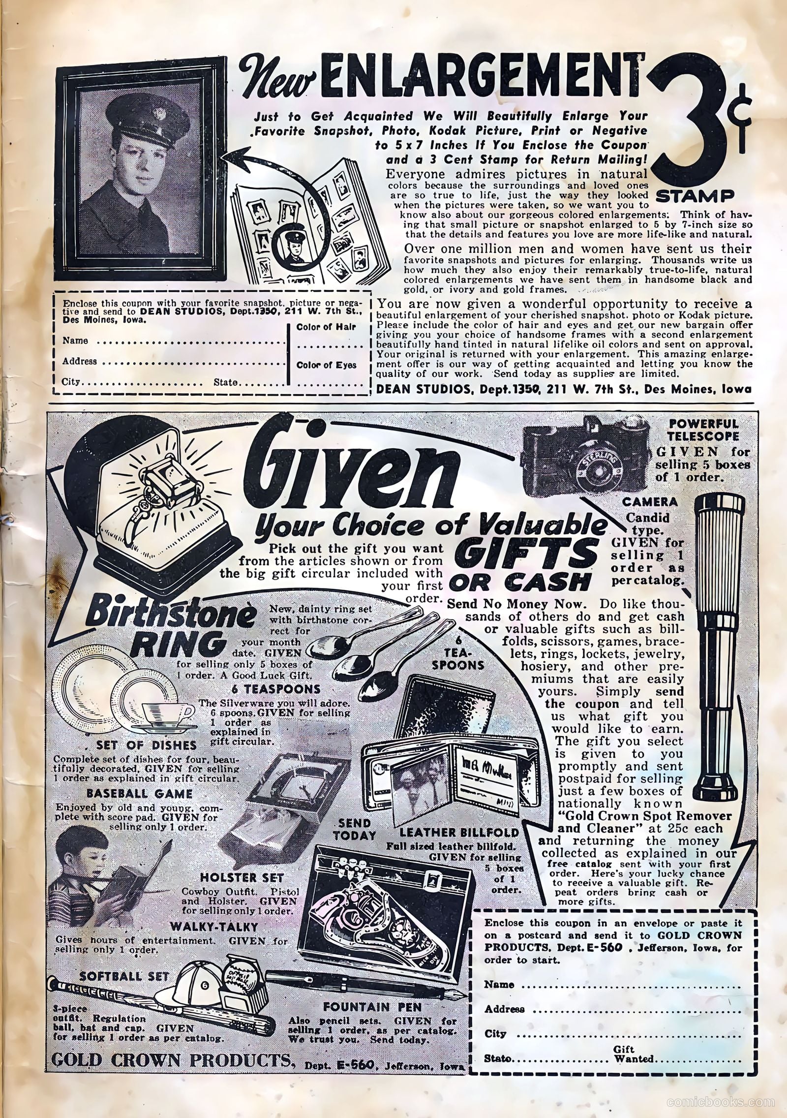 Crown Comics #3 (1945) — page 35