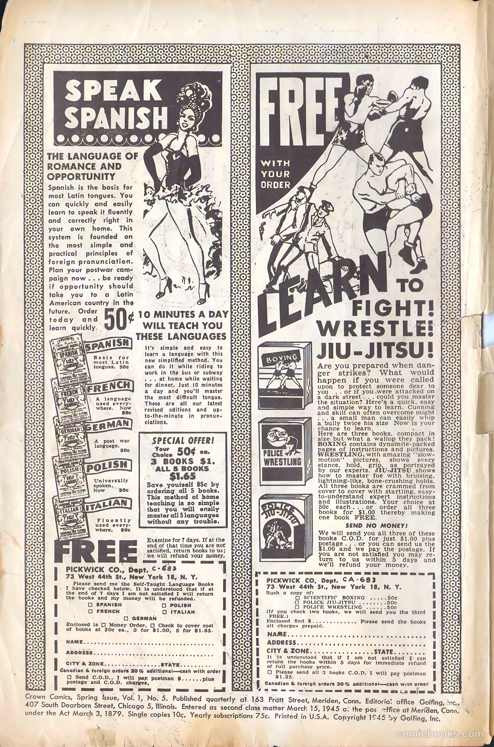Crown Comics #5 (1945) — page 2