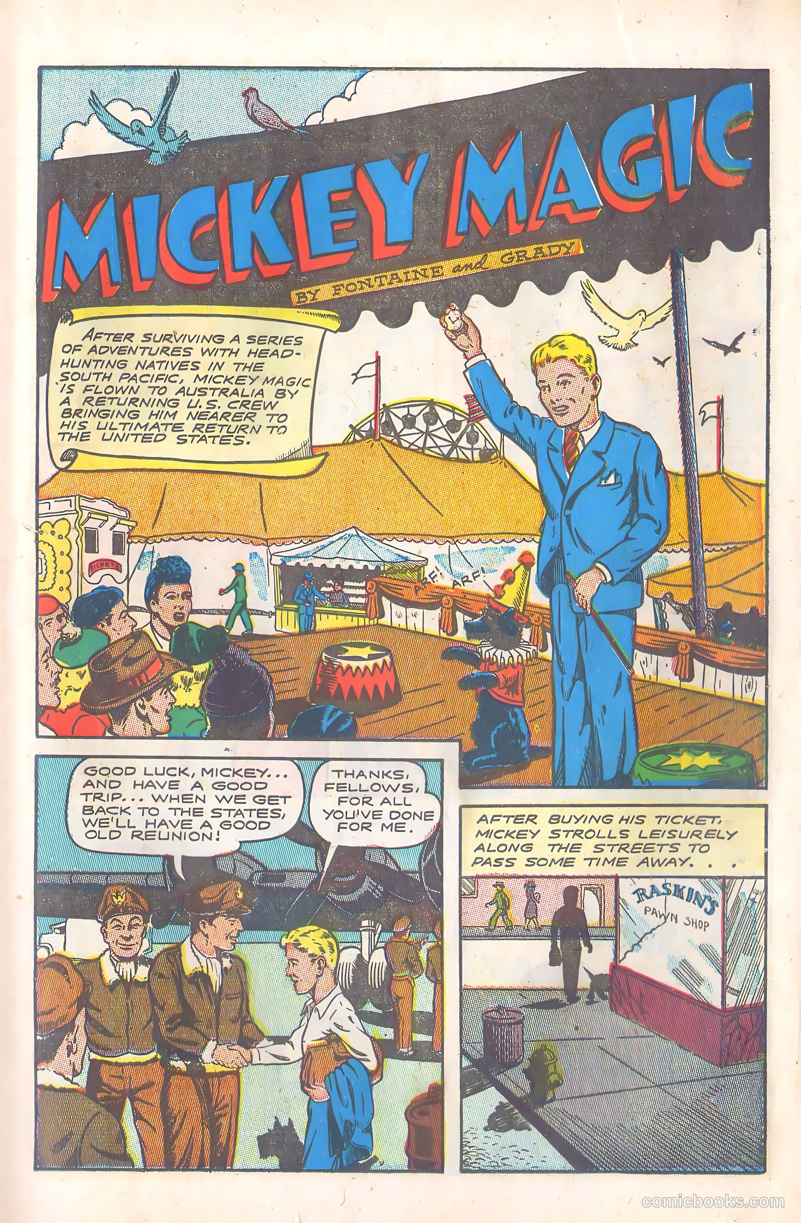 Crown Comics #5 (1945) — page 23