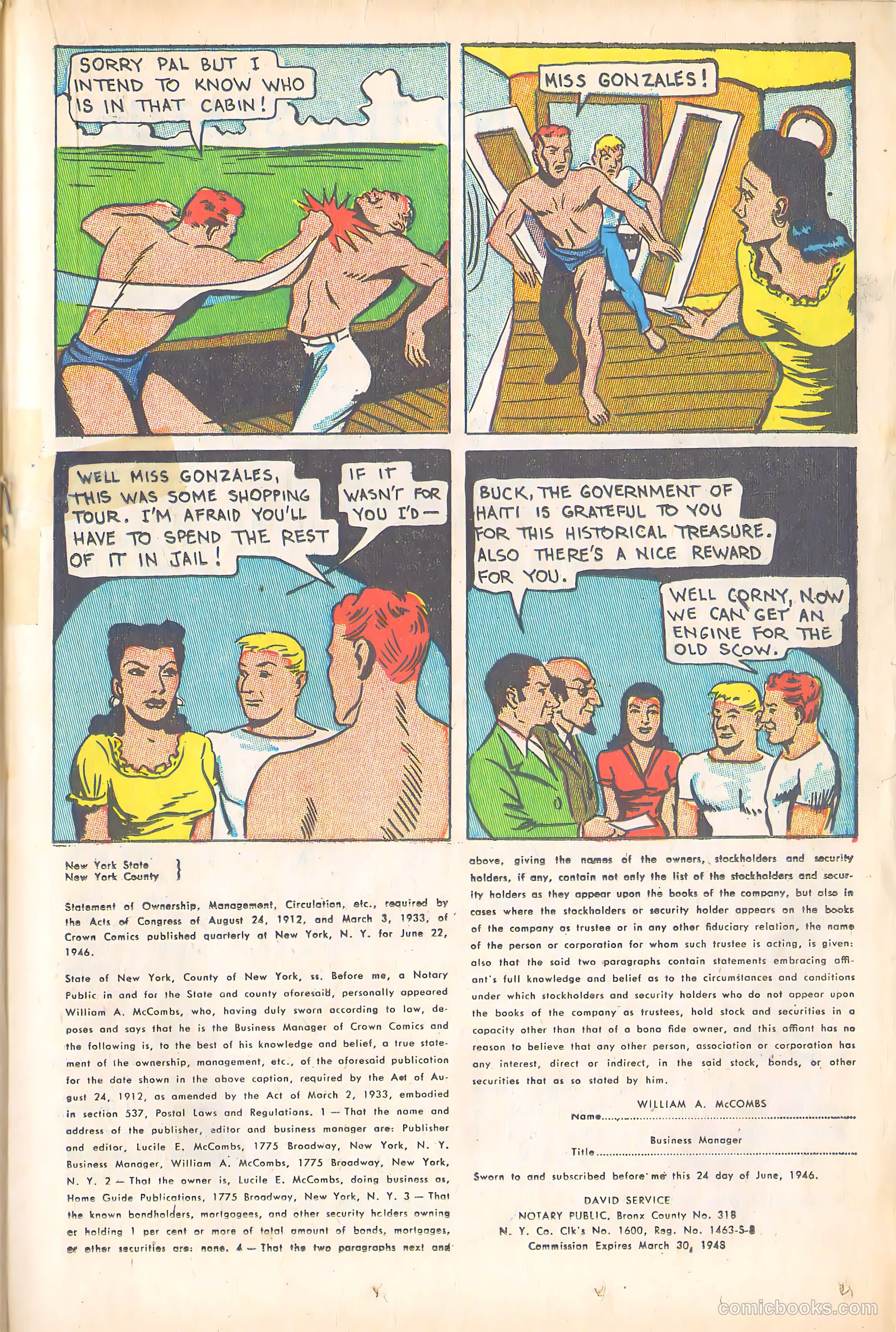 Crown Comics #7 (1945) — page 25