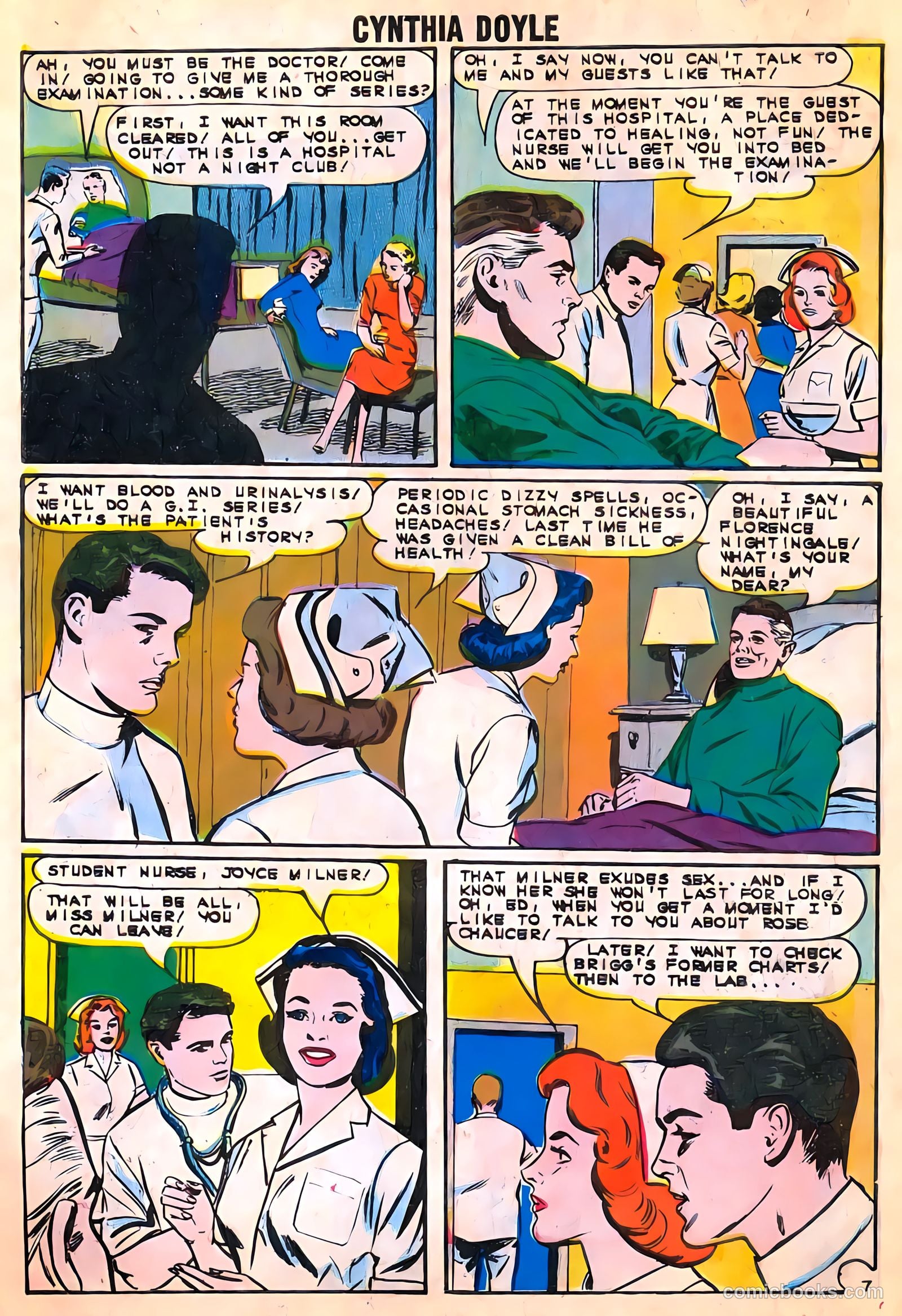 Cynthia Doyle, Nurse in Love #73 (1963) — page 10
