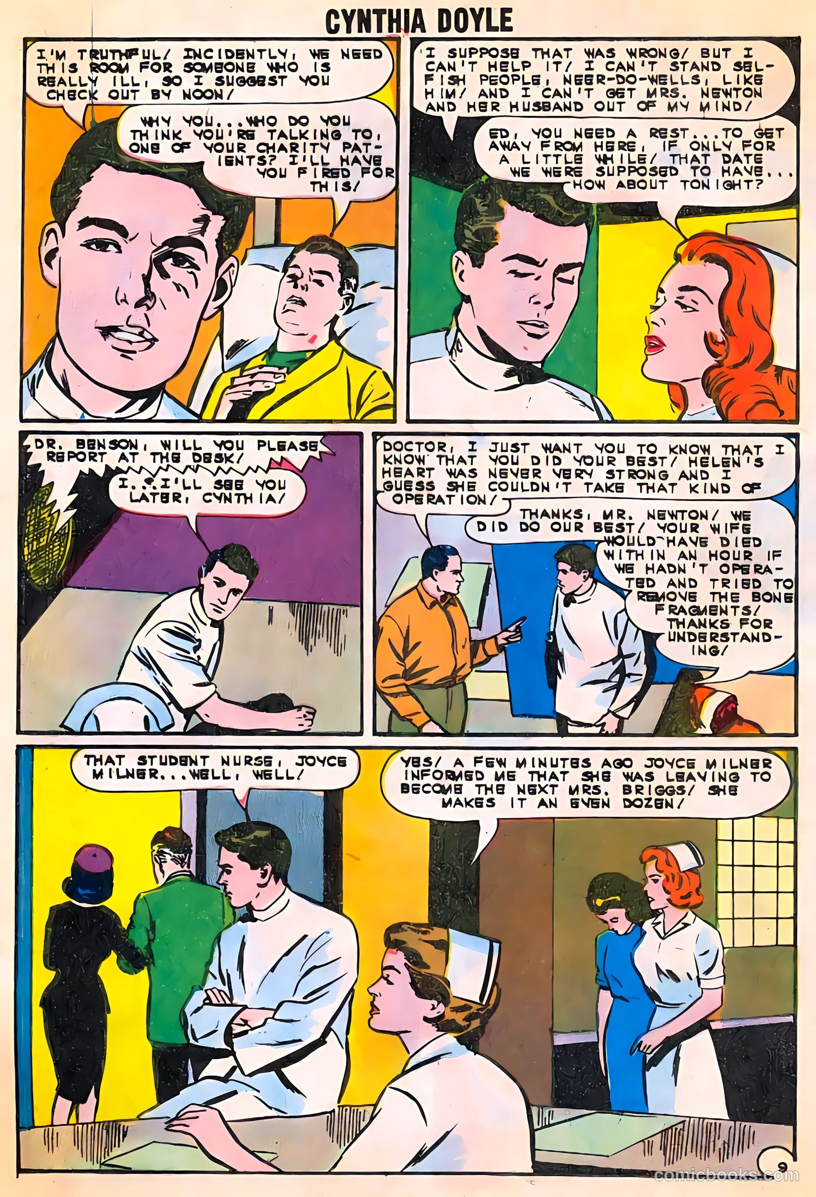 Cynthia Doyle, Nurse in Love #73 (1963) — page 12