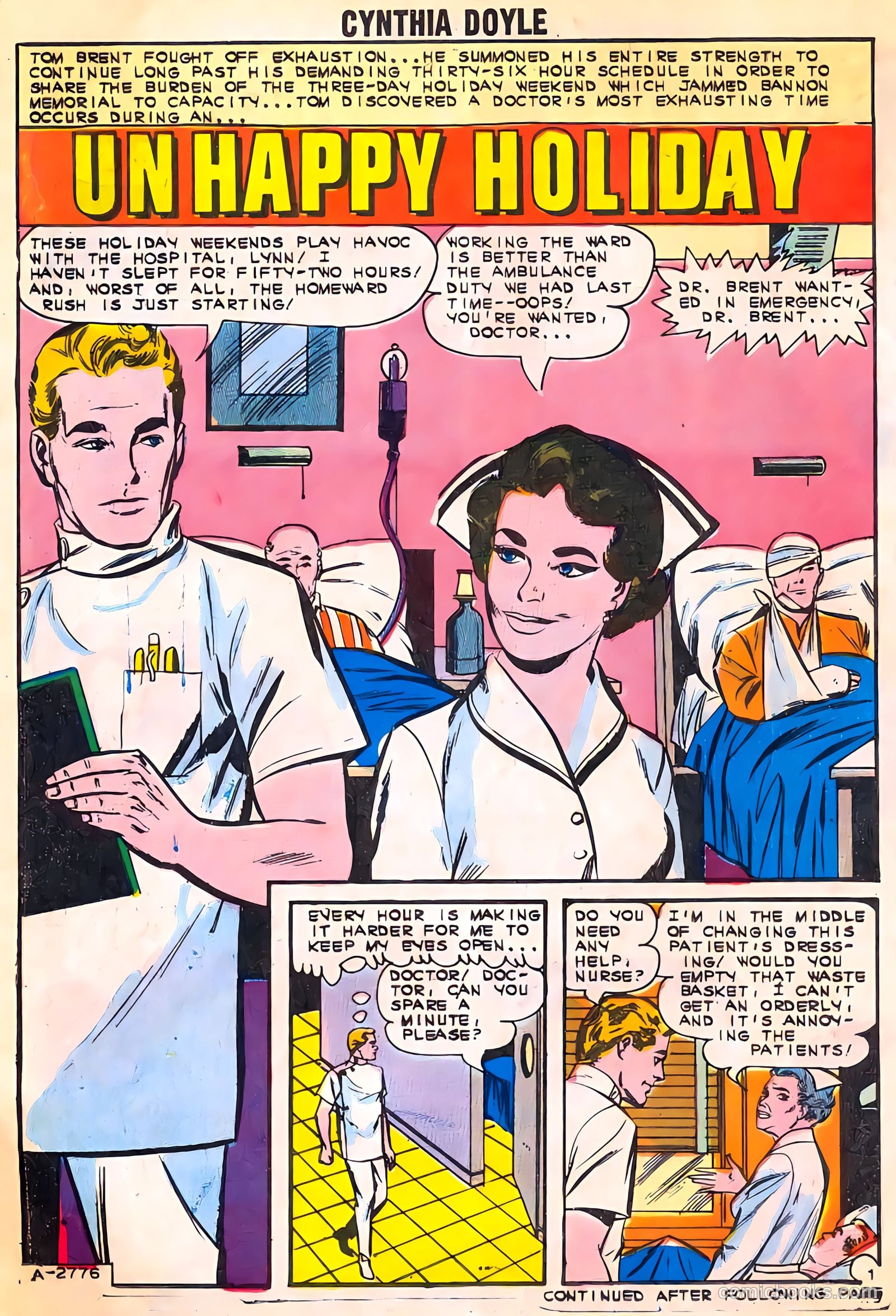 Cynthia Doyle, Nurse in Love #73 (1963) — page 14