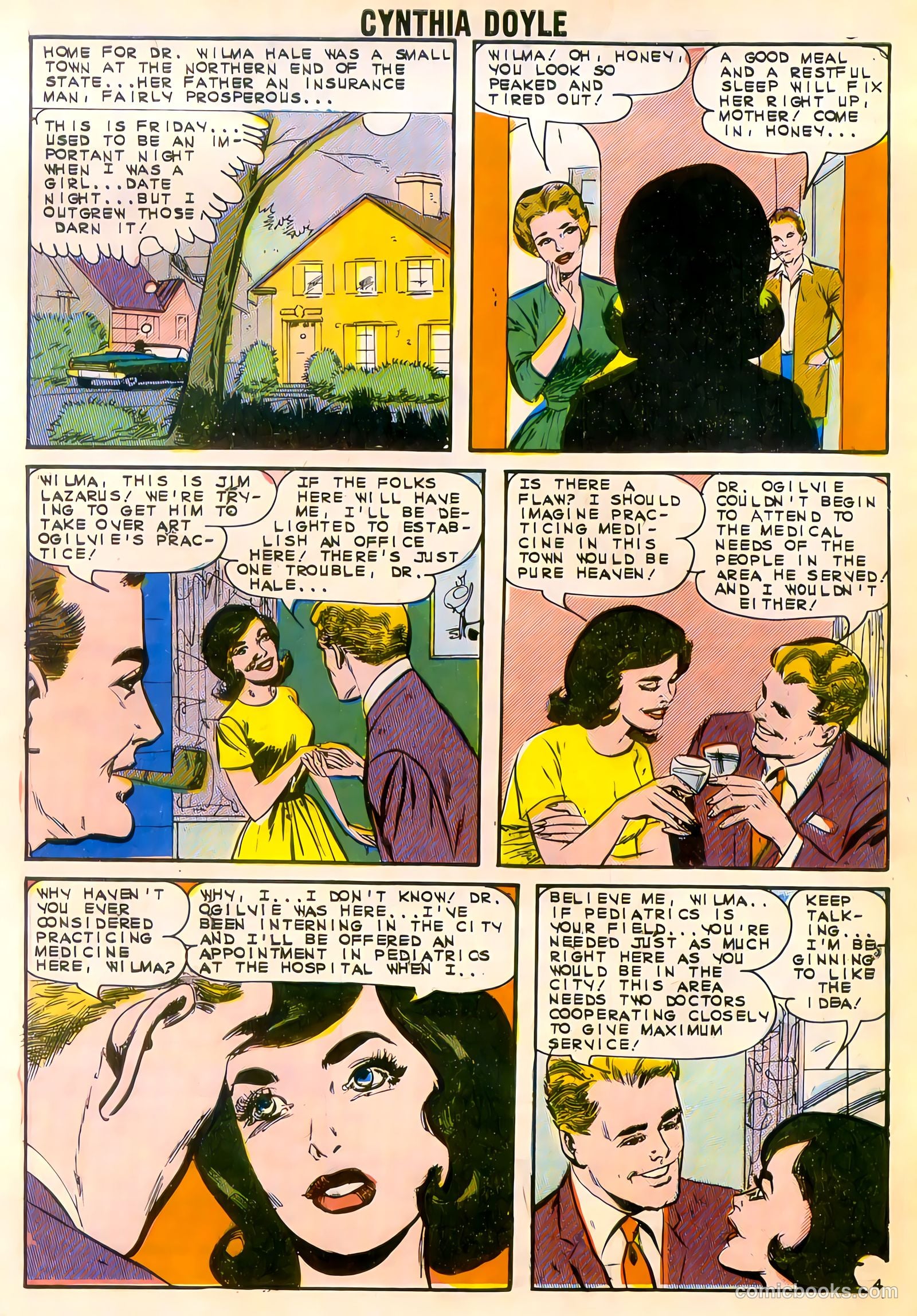 Cynthia Doyle, Nurse in Love #74 (1964) — page 32