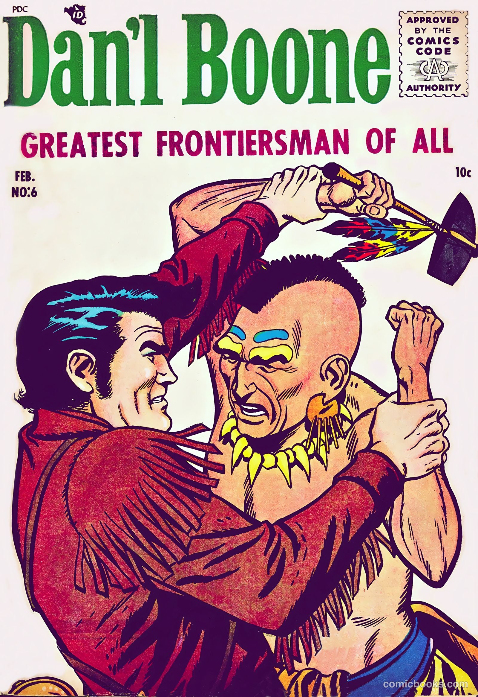 Dan'l Boone #6 cover