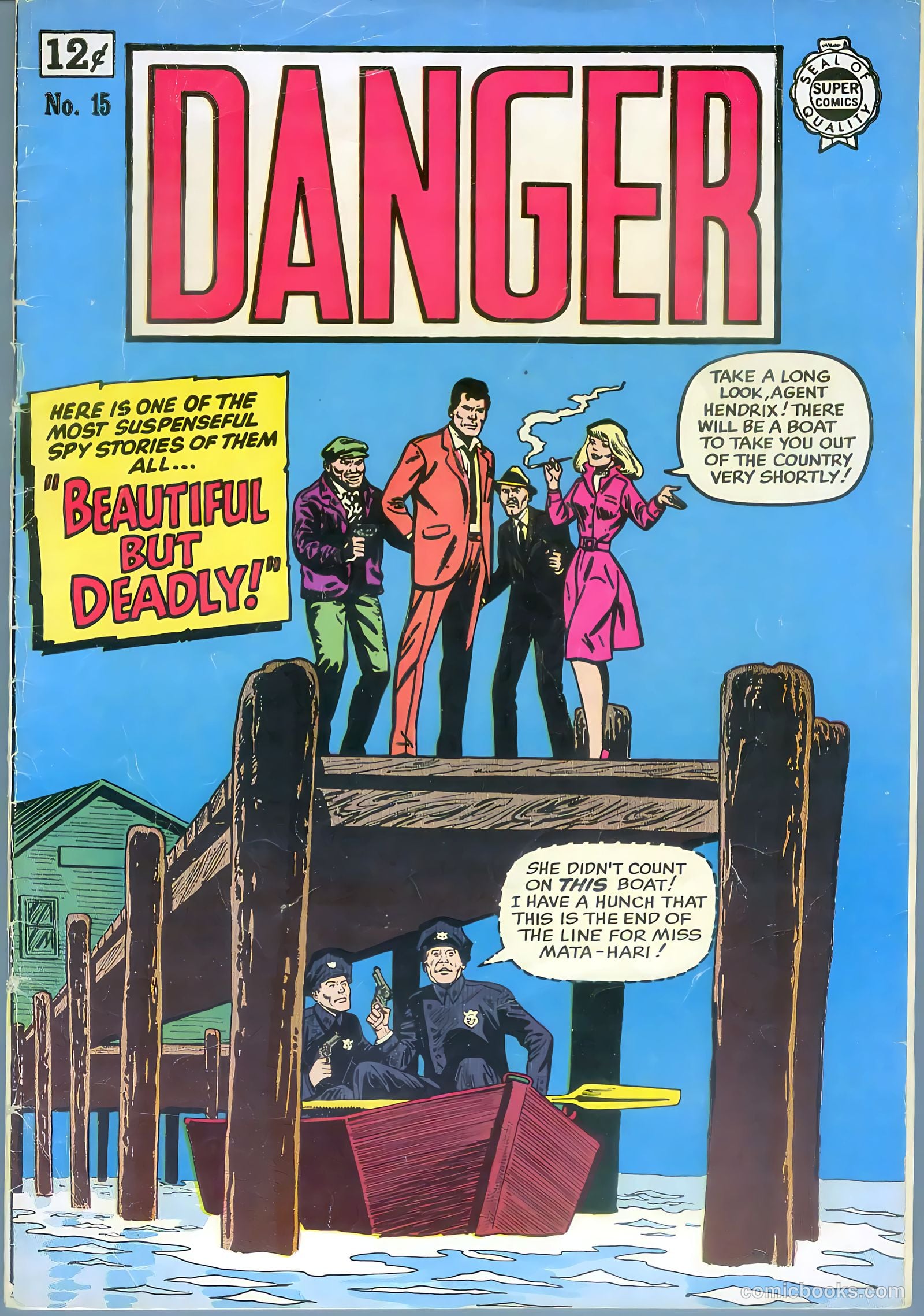 Danger #15 cover