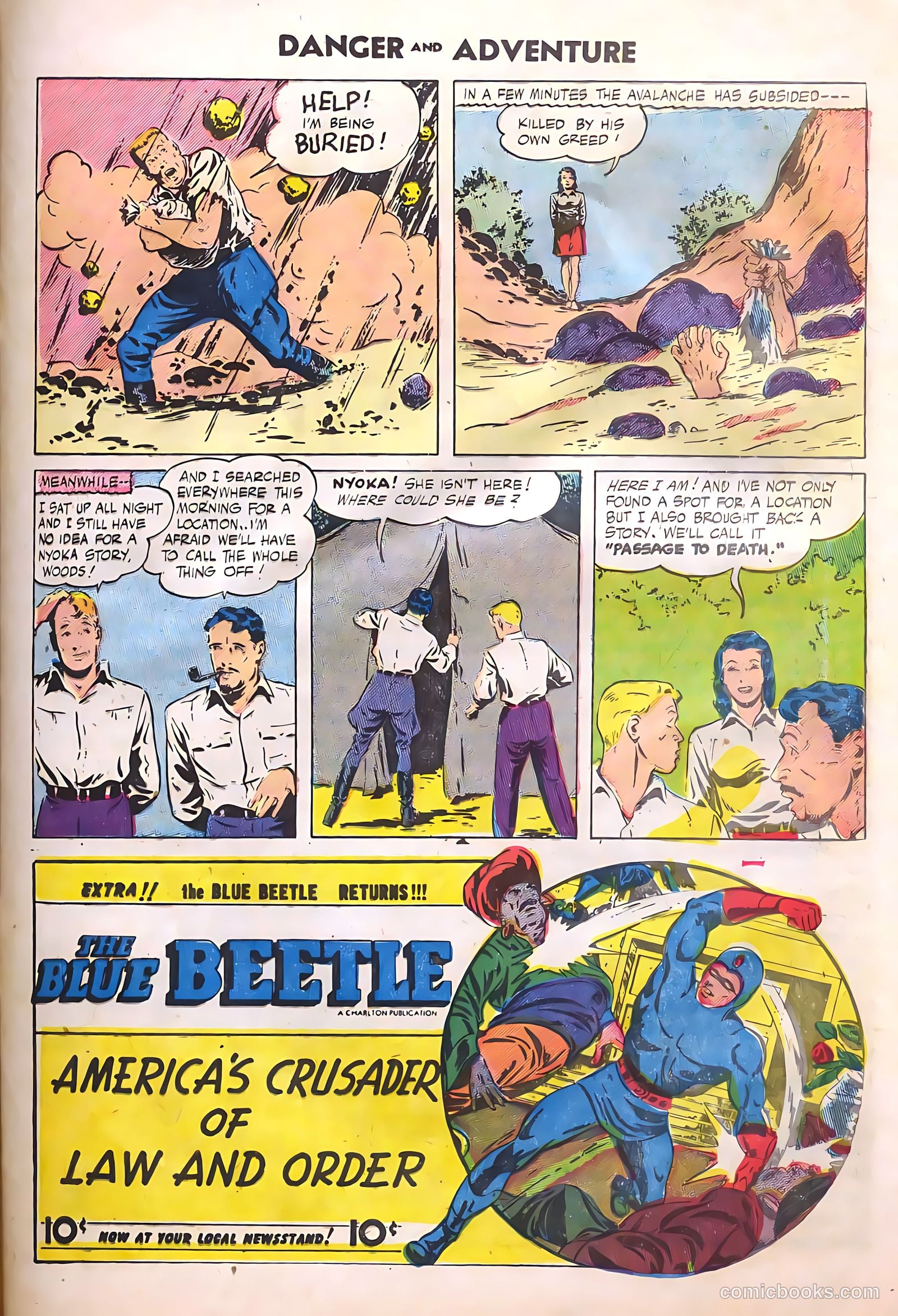 Danger and Adventure #22 (1955) — page 21 of 35