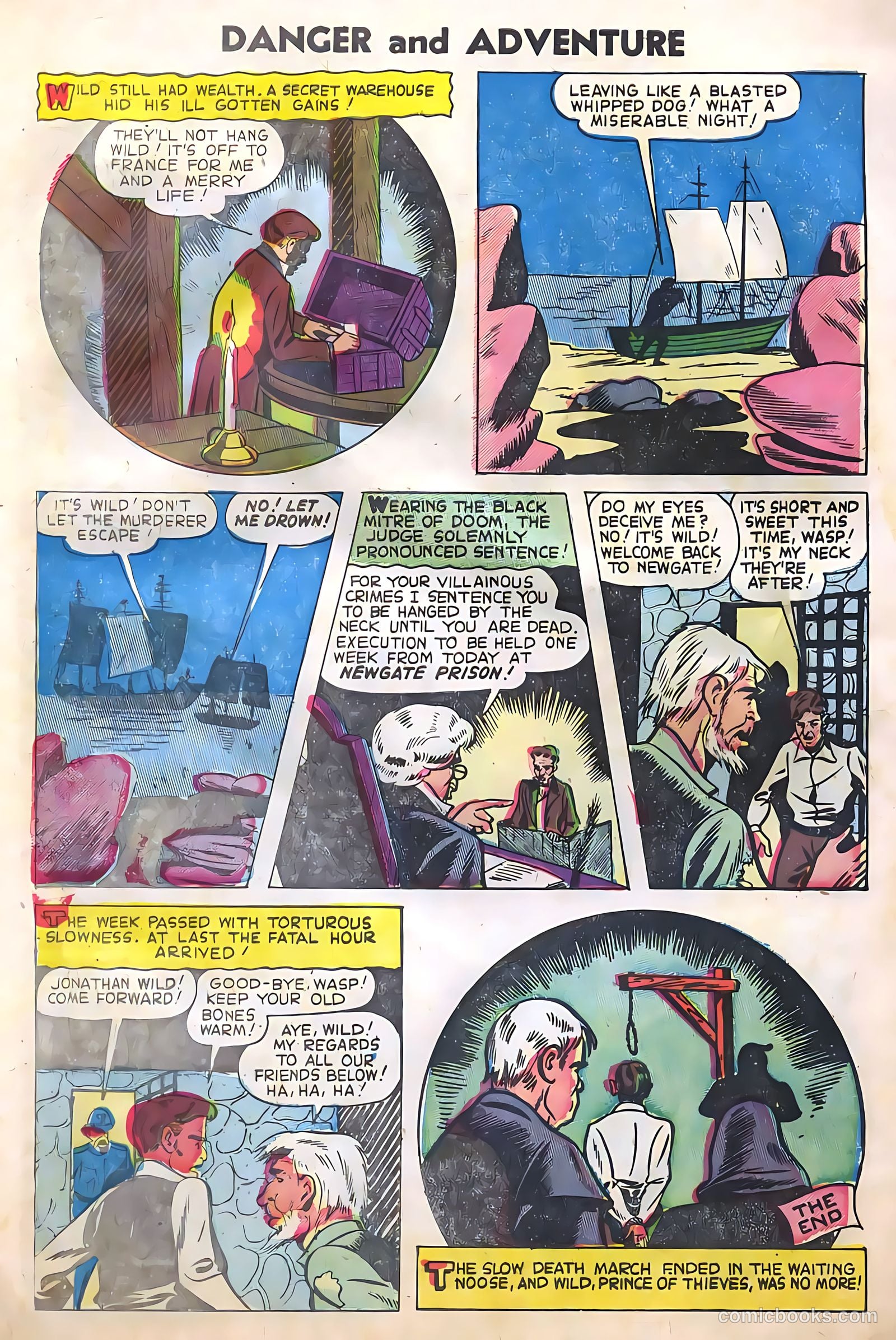 Danger and Adventure #22 (1955) — page 32 of 35
