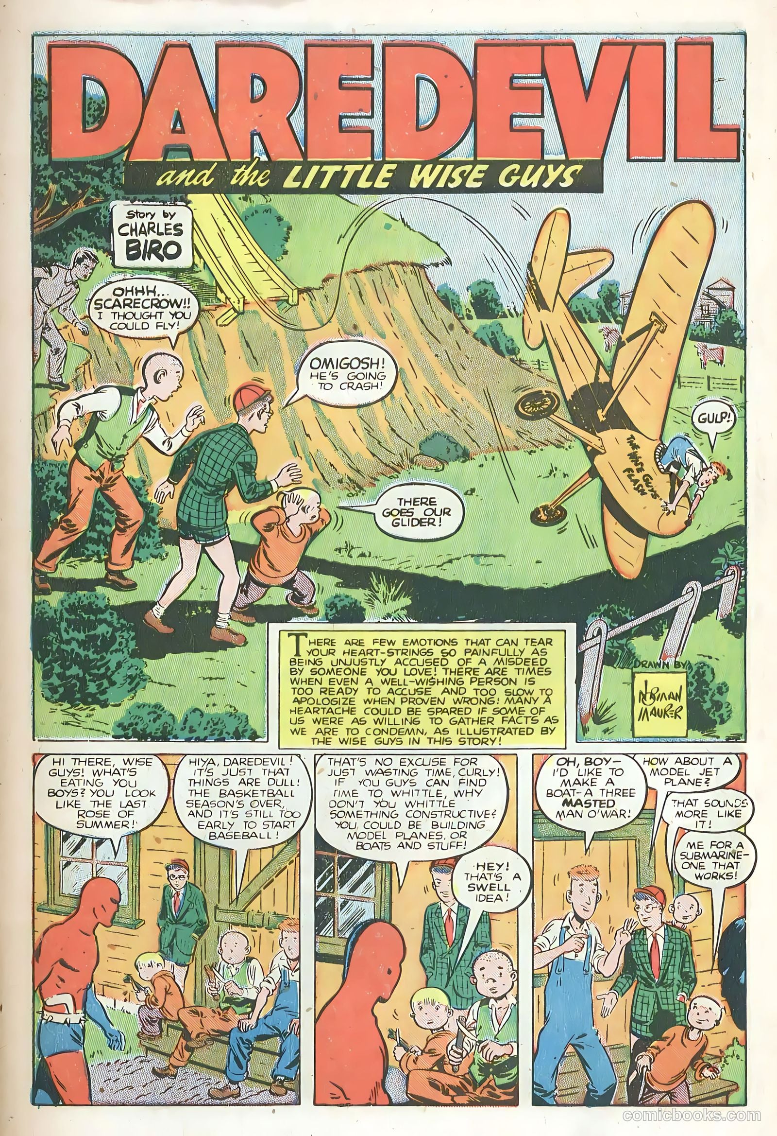 Daredevil Comics #54 (1949, Lev Gleason Publications, Inc.) — page 3 of 51