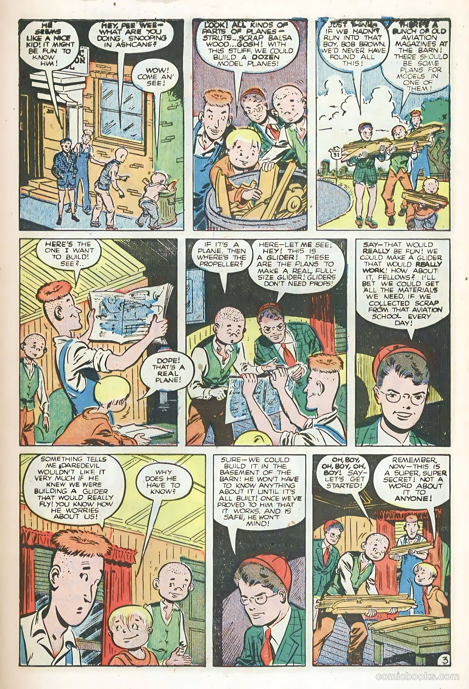 Daredevil Comics #54 (1949, Lev Gleason Publications, Inc.) — page 5 of 51