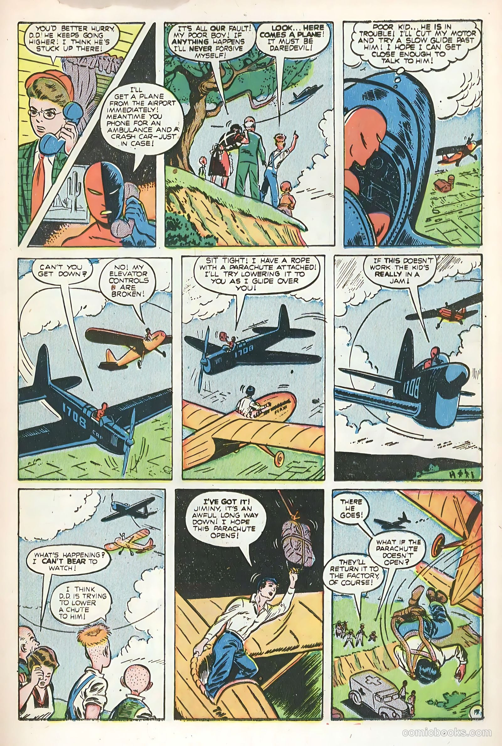 Daredevil Comics #54 (1949, Lev Gleason Publications, Inc.) — page 19 of 51